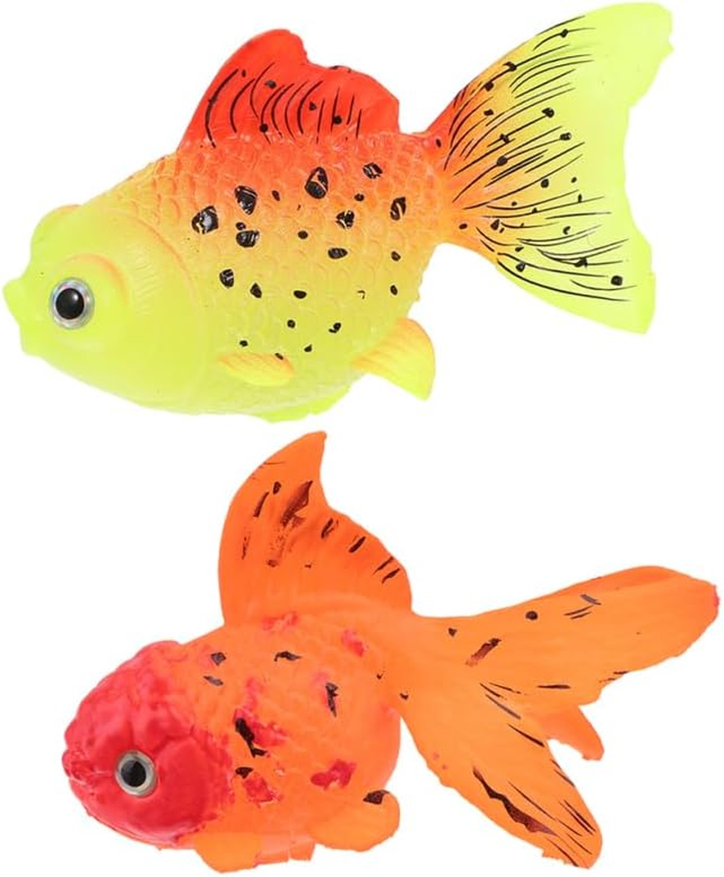 POPETPOP 2 Pieces Artificial Aquarium Floating Fish Decorations for Aquariums Aquarium Decoration Artificial Fish Craft Set Floating Fish Decoration for Aquariums Fish Figure image number 1