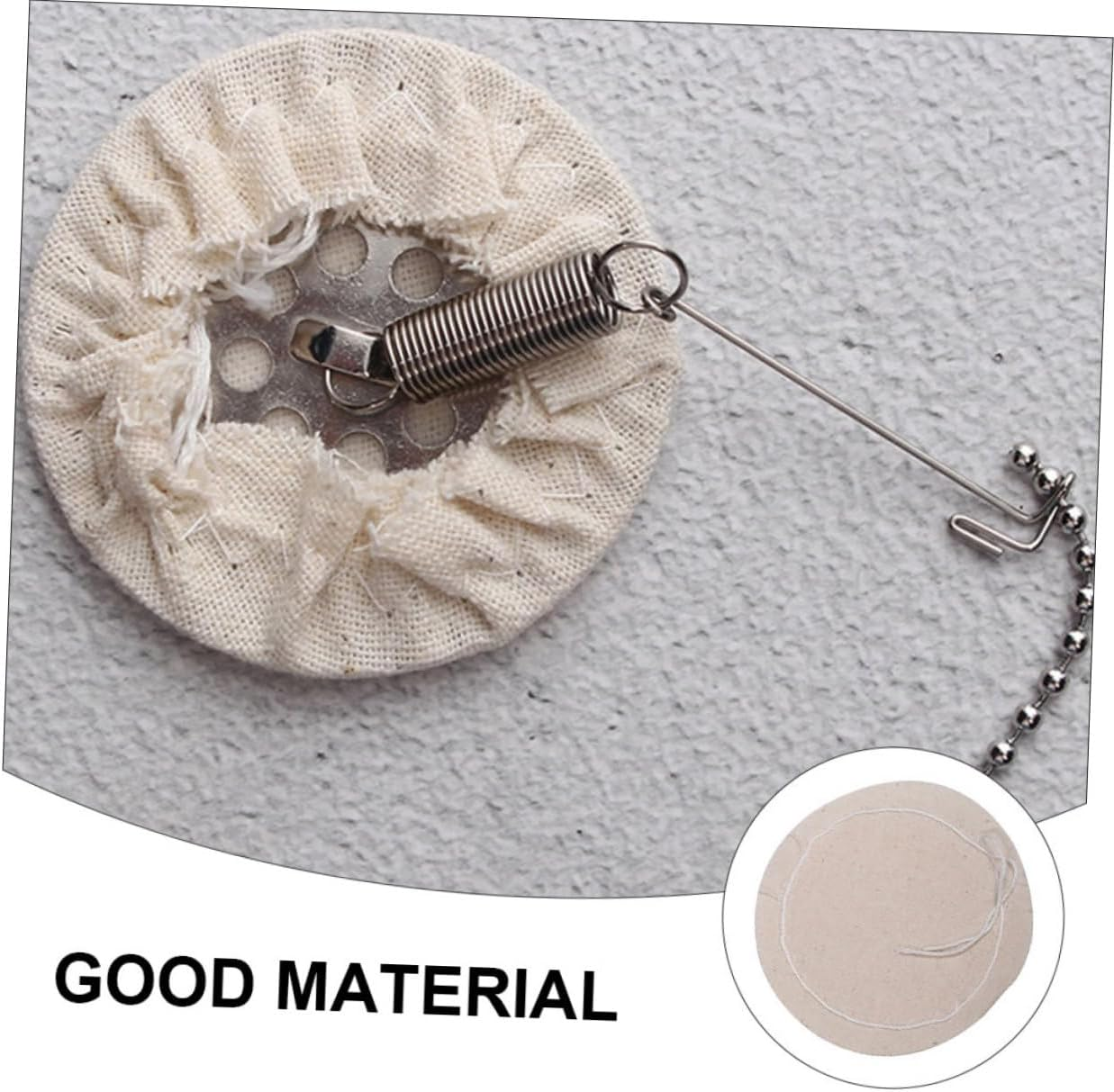 OFFSCH 20Pcs Coffee Filter Cloth for Syphon Coffee Maker Pure Cotton Material High Temperature Resistant and Replacement Filters for Espresso and Drip Brewing image number 4