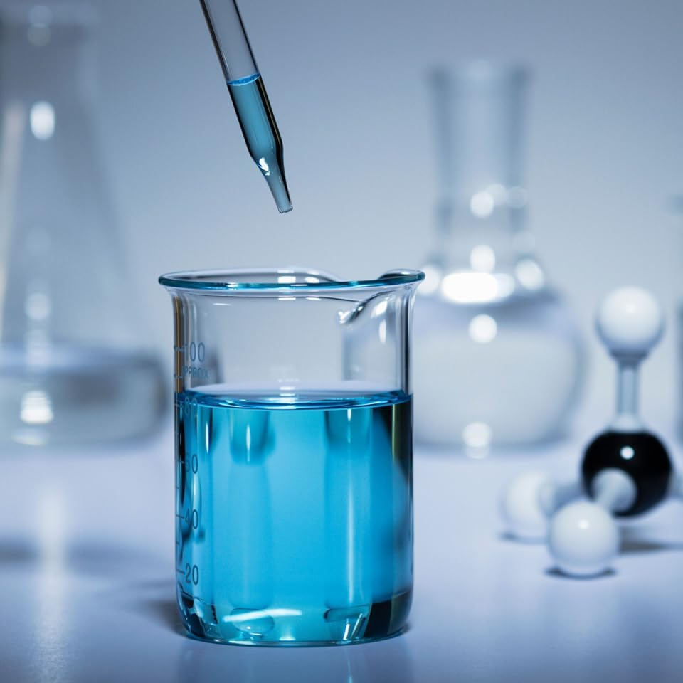 TEHAUX 2Pcs Glass Beaker, 100Ml Graduated Borosilicate Measuring Cup Chemistry Beaker with Spout Small Cup Equipment for Lab Glassware Scale Liquid Measurement image number 2