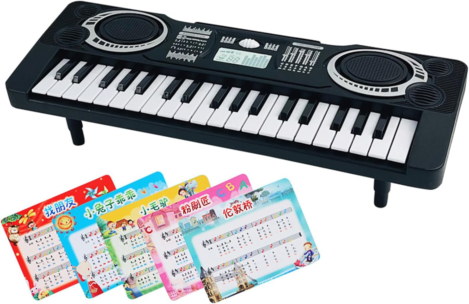 Portable Electric Piano, Electronic Keyboard Lightweight for Instrument Learning (With Sheets 37 Keys 2 Modes) image number 5