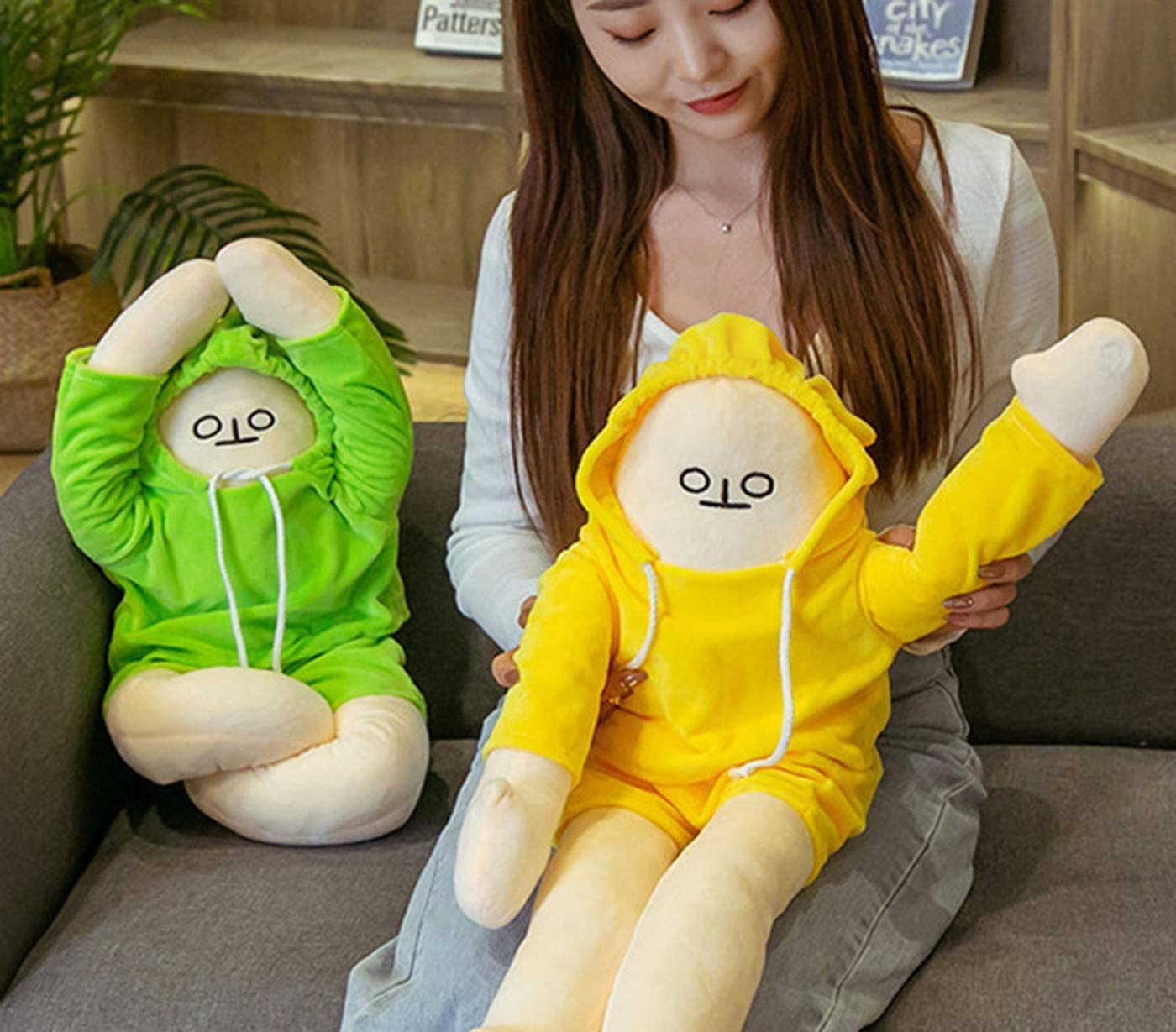 Cute Plush Animal Toys Stuffed Funny Banana Man Stuffed Animal Baby Doll Kids Gifts image number 3