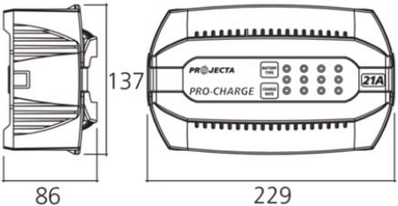 Projecta 12V 2-21 AMP Battery Charger image number 1