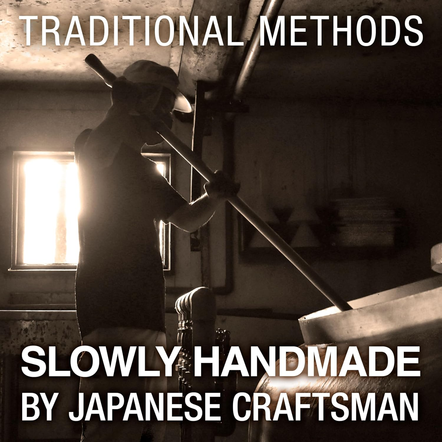 YAMASAN KYOTO UJI Soy Sauce Smoked Neoteric, 500 Days Aged, Japanese Artisanal Handmade, Naturally Brewed, No Additives, Non-Gmo, Made in Japan(360Ml) image number 3