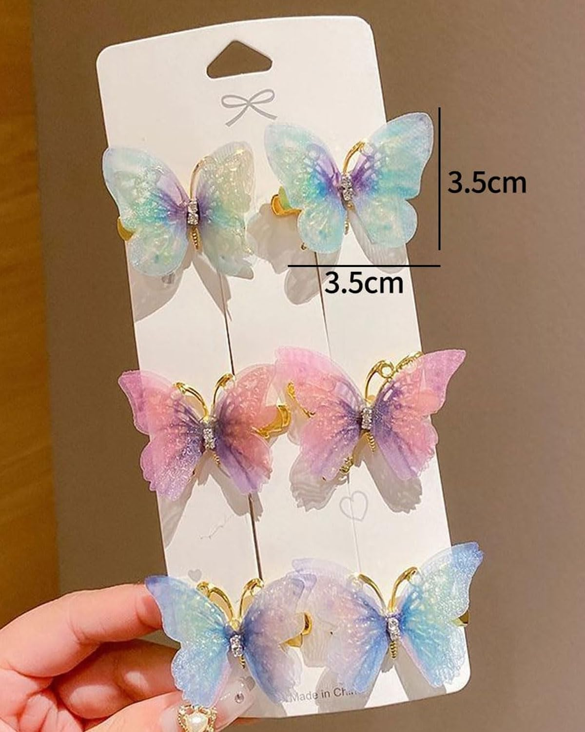 TPZORJX Butterfly Hair Clips - 18 Pieces Hair Clips Girls Hair Accessories Butterfly Hair Clips Glitter Snap Hair Clips for Teenagers Women Hair Accessories image number 5