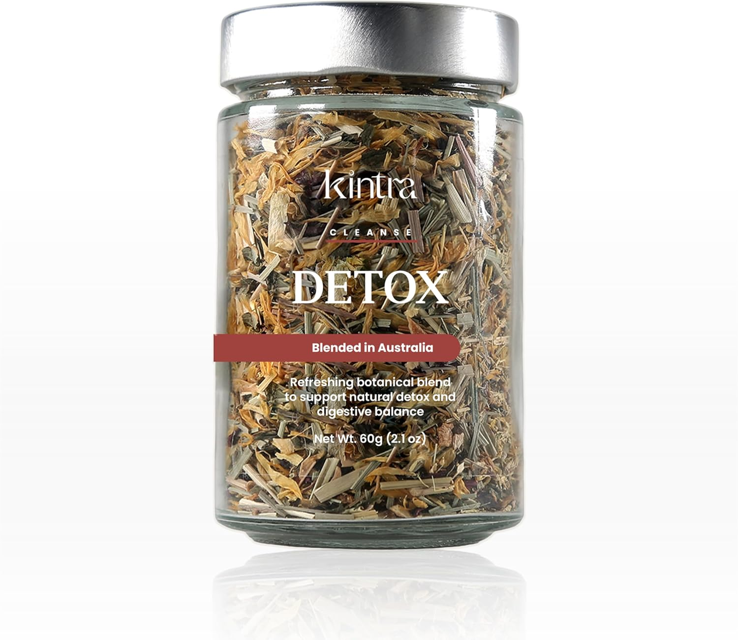 Kintra Foods Organic Premium Detox and Cleanse Loose Leaf Tea, 60G image number 2