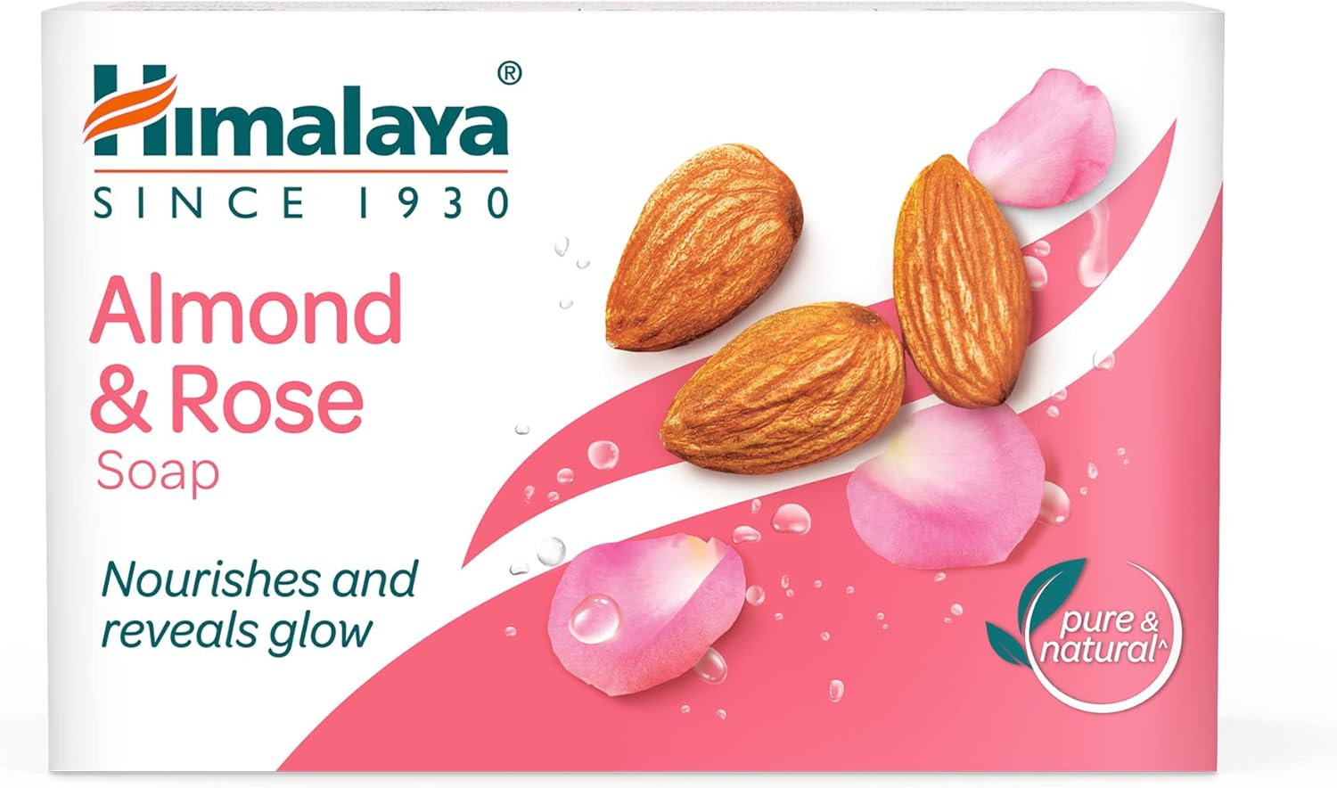 Himalaya Herbals Almond and Rose Soap, 125G (Pack of 6) image number 6