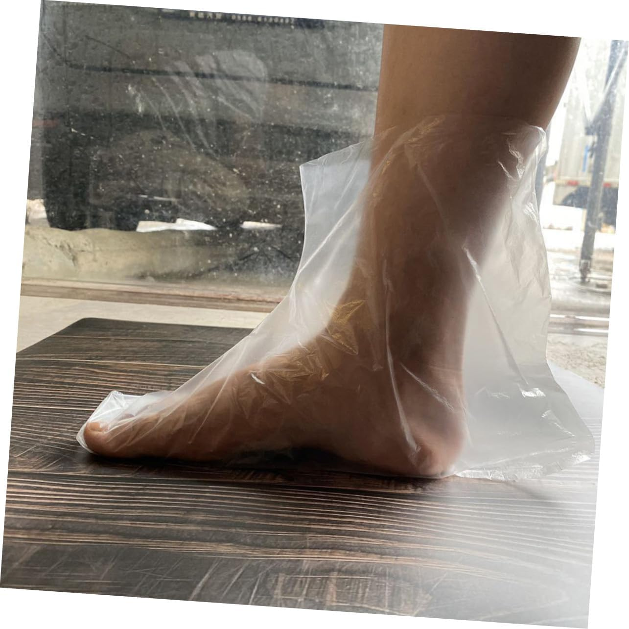 FONDOTIN Disposable Waterproof Foot Protector Bags 100Pcs Breathable Long Leg Covers for Foot Therapy and Pedicure Suitable for Spa and Home Use image number 6