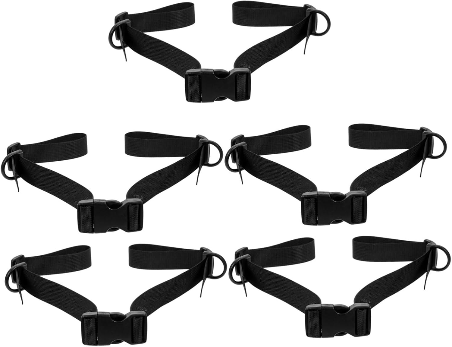 ERINGOGO 5Pcs Adjustable Luggage Security Straps with Quick Release Buckle for Suitcase Backpack Tent Yoga Mat Multipurpose Cargo Binding and Travel Gear