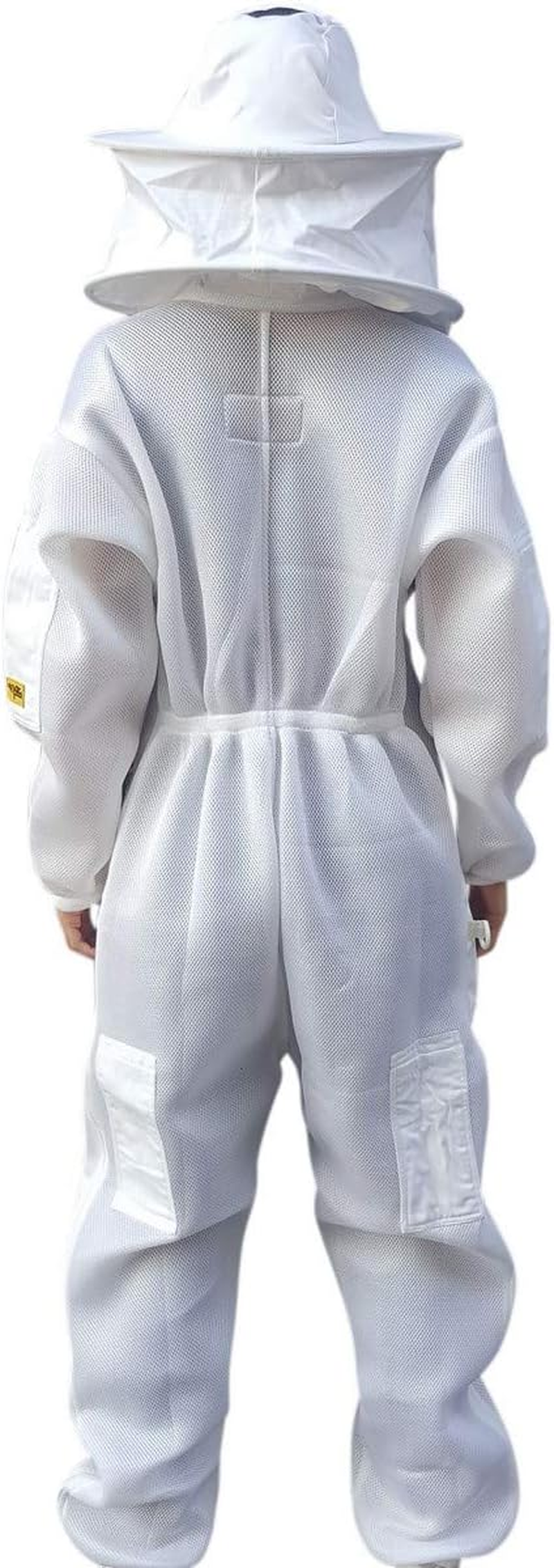 Beekeeping Suit Aerated Light Weight with 2 Hoods Fencing & round Brim Hat (3XL) image number 1