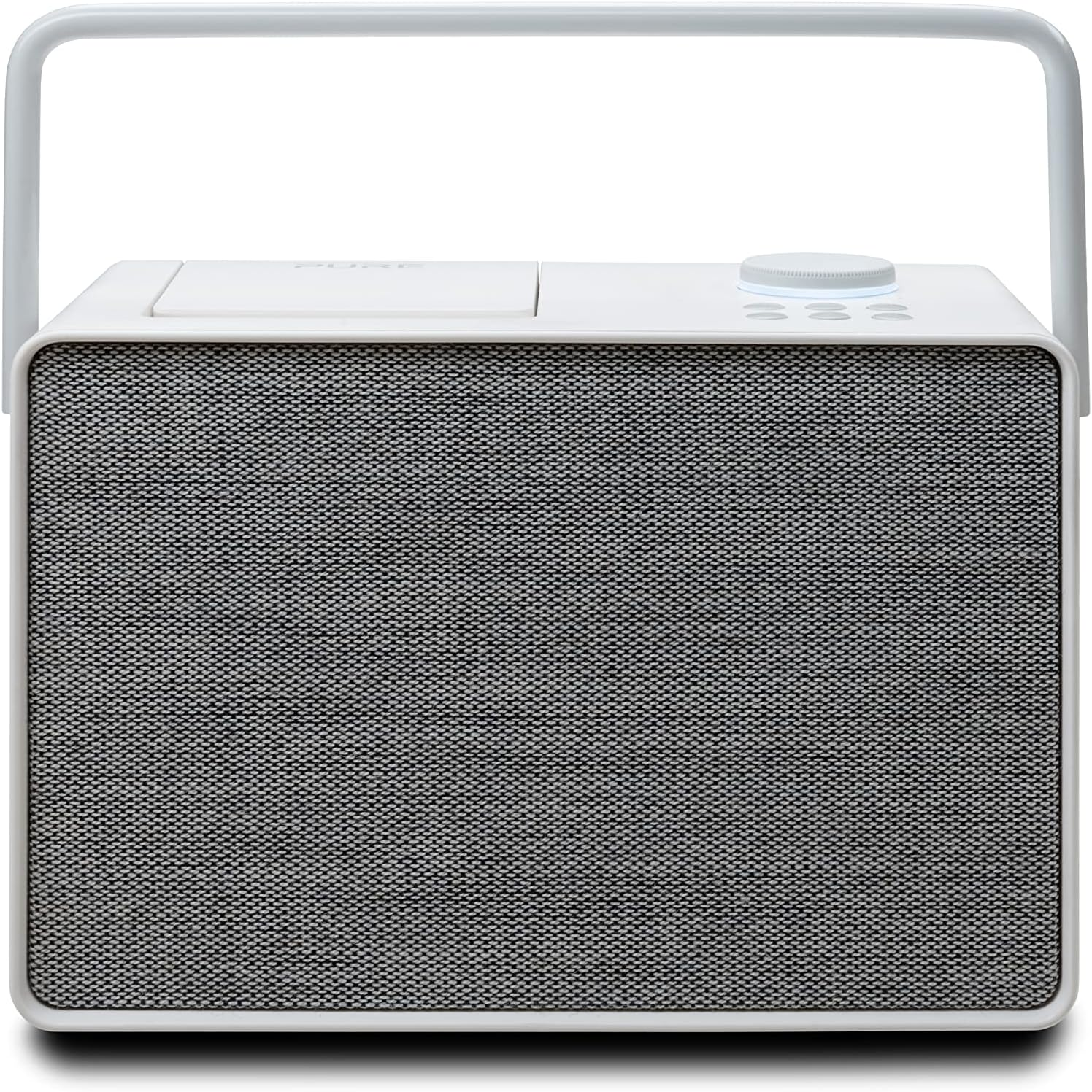 Pure Evoke Play Portable Music System for Indoors and Outdoors - DAB+/FM Radio, Internet Radio, Podcasts, Spotify Connect, Bluetooth, Foldable Colour Display (Cotton White) image number 4