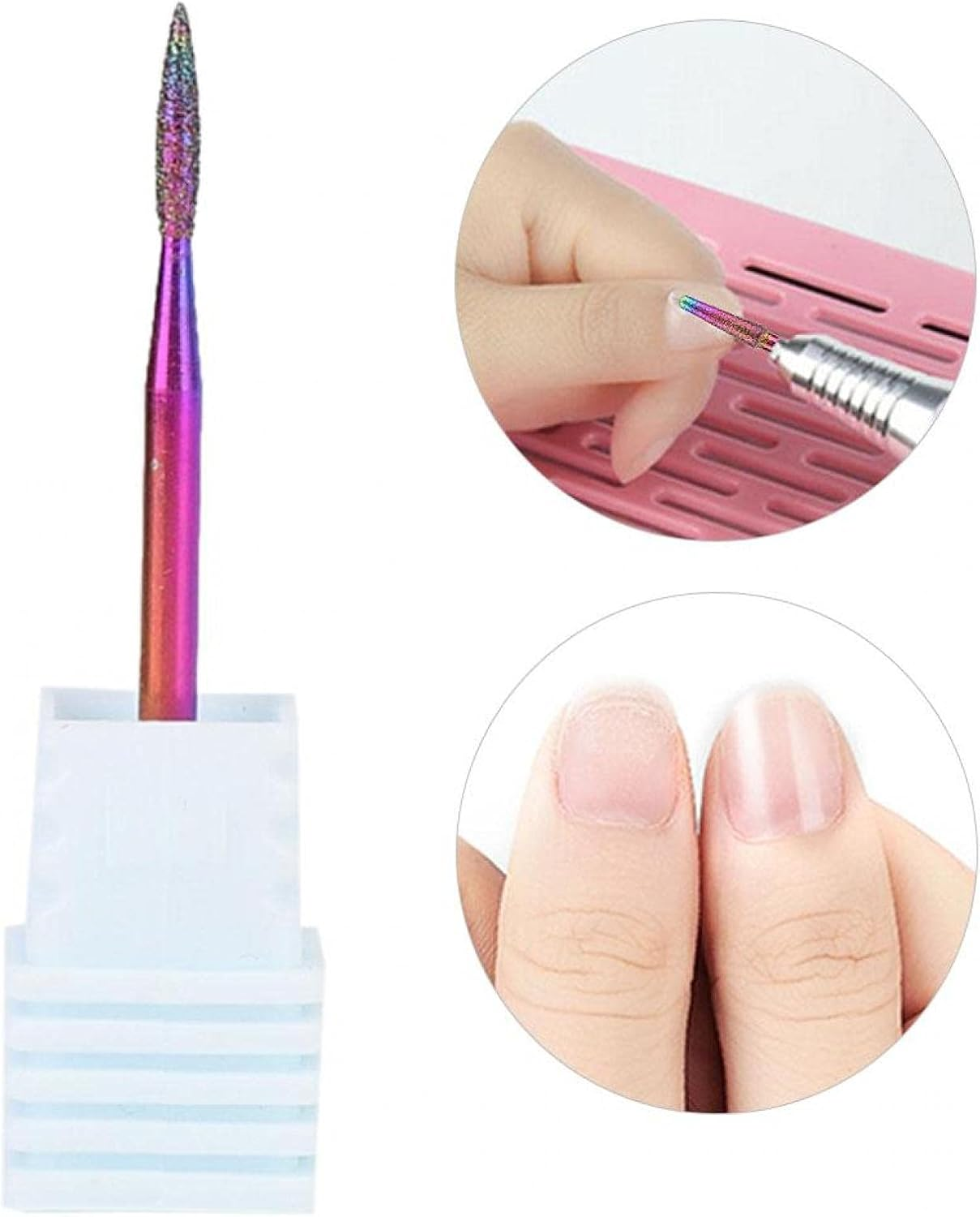 Pedicure Bit, Manicure Bit, High Durability Multiple Specifications Beauty Salon for Home Manicure Store Salon Shop(V4) image number 1