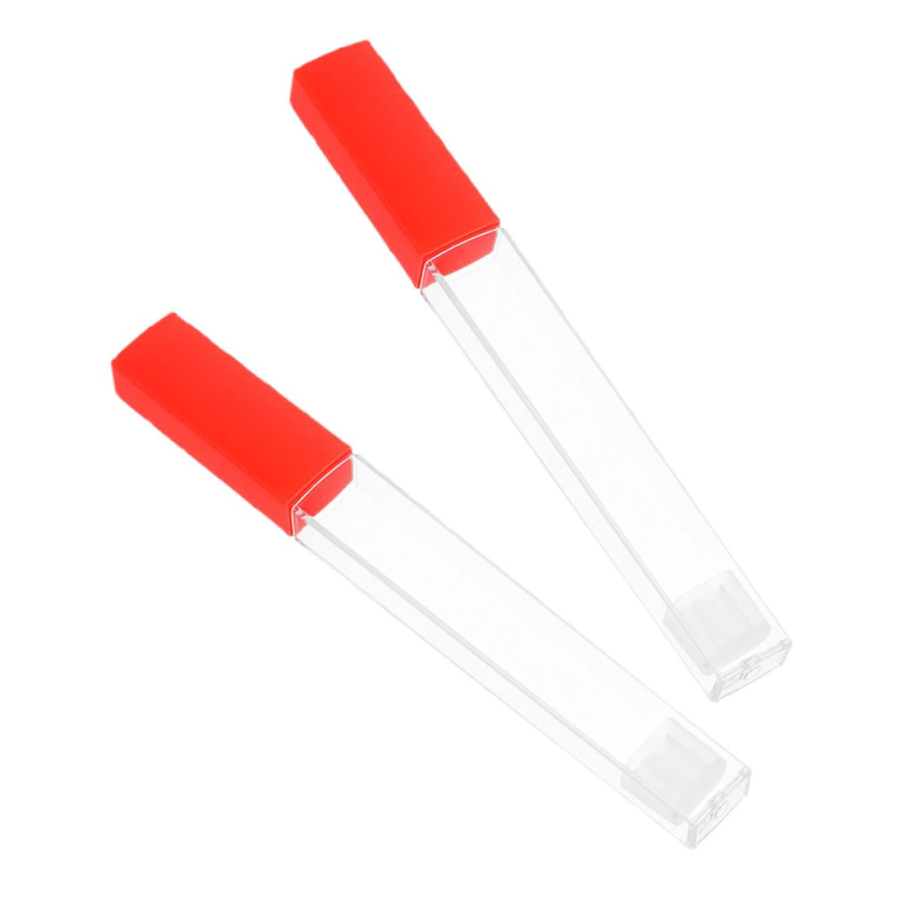 STOBAZA 2Pcs Plastic Thermometer Storage Cases for Adults Multipurpose Thermometer Holder Tubes for Home Hospital Clinic Needle Tool Organization image number 1