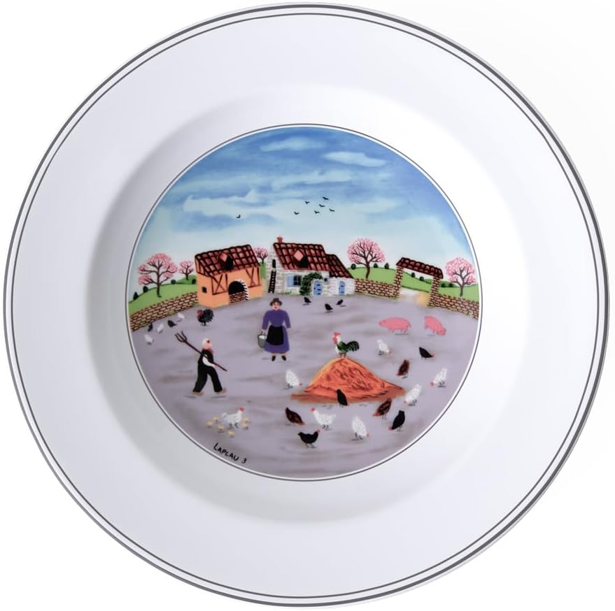 Villeroy & Boch Design Naif Dinner Plate #1 Going to Market image number 5