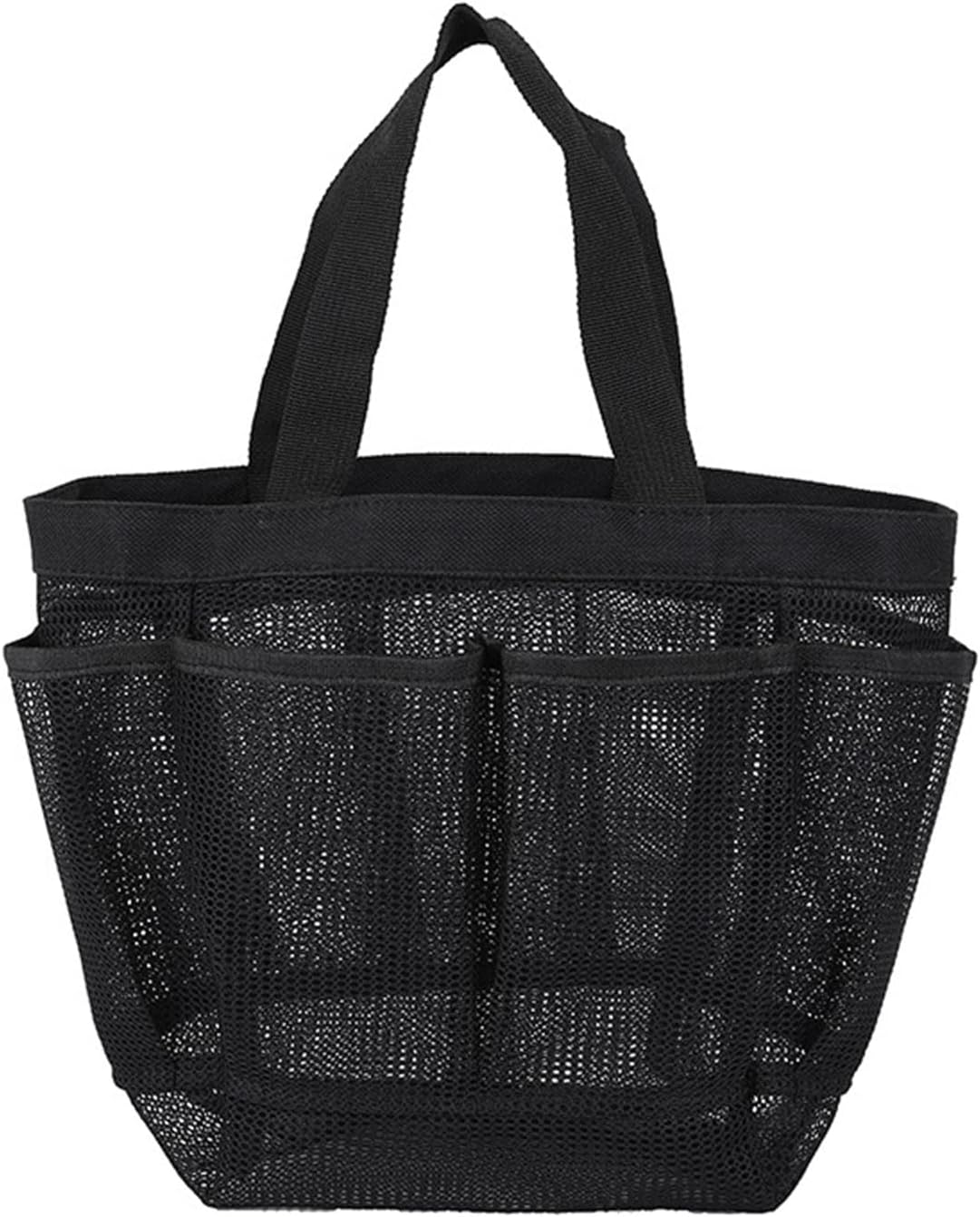 Shower Caddy Tote Bag - Mesh Shower Caddy Tote for College Dorm Room,Toiletry Organizer Bag, Breathable and Firm, Gifts for Family - Light Gray image number 3