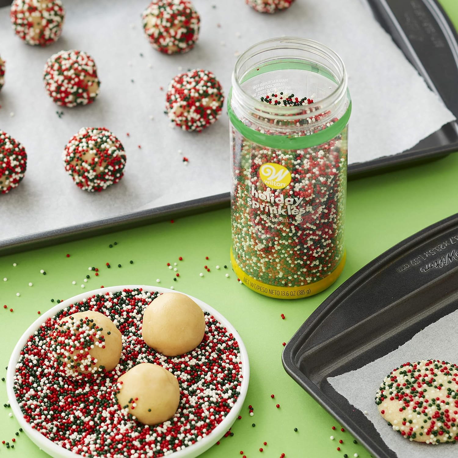 Wilton Bulk Nonpareils Christmas Sprinkles image number 6