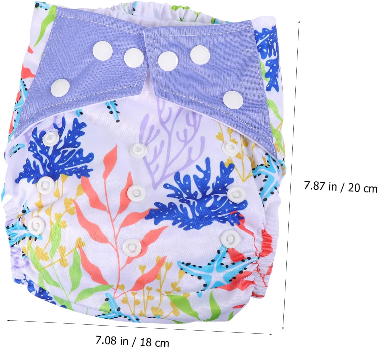 3Pcs Cloth Diapers for Boys Girls Absorbent Diaper Pants Soft Elastic Closure Comfortable for Birthday image number 3
