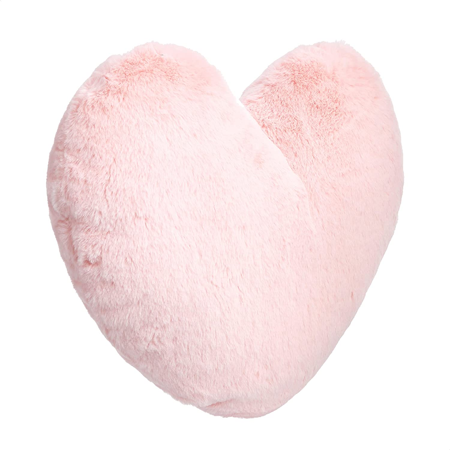 Amazon Basics Kids Decorative Pillow, Peony Pink Heart, 26.67 X 10.16 CM image number 3