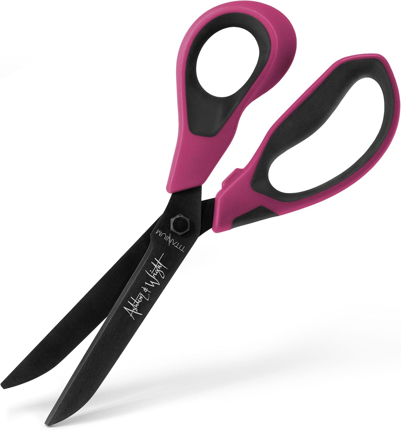 Ashton and Wright - Titanium HD - Heavy Duty Scissors for Office, Home, Kitchen, and Craft - 210Mm / 8&rdquo; - Titanium Coated Blades (Grey, Left Handed)
