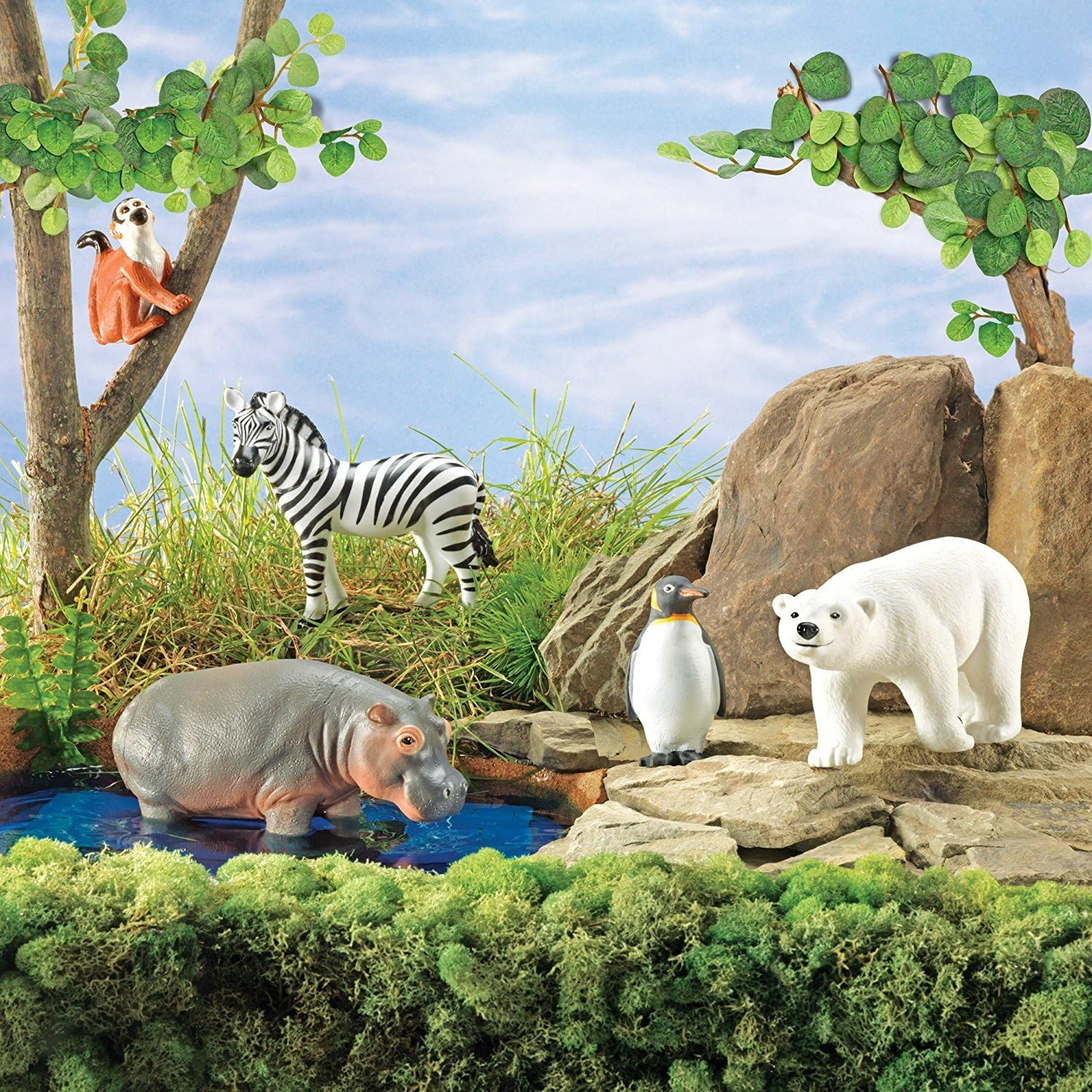 Learning Resources Jumbo Zoo Animals, Multi, LER0788