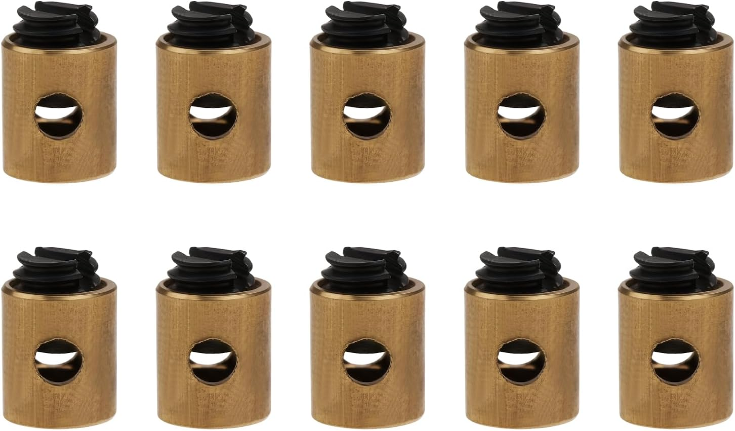 Ecsing 10X Throttle Brake Cable Stop Clamps 5X6Mm for Go Kart Dirt Bike ATV Cable Lock End Pins image number 5