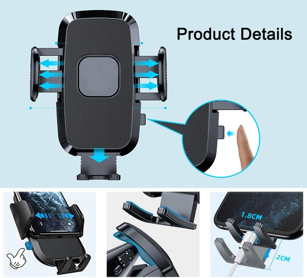 Car Cell Phone Holder Mount for Mini Cooper Countryman Paceman Clubman JCW S R52 R53 R56 R55 R60 F56 F55 F60 R58 F57 All4 CD Accessories round Air Vent Cellphone Mobile Stand image number 3