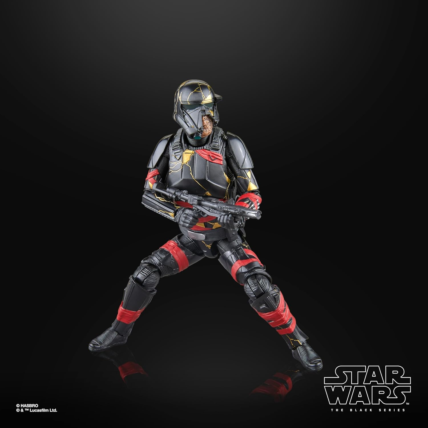 Star Wars the Black Series Night Trooper, Star Wars: Ahsoka Premium Collectible 6 Inch Action Figure image number 4