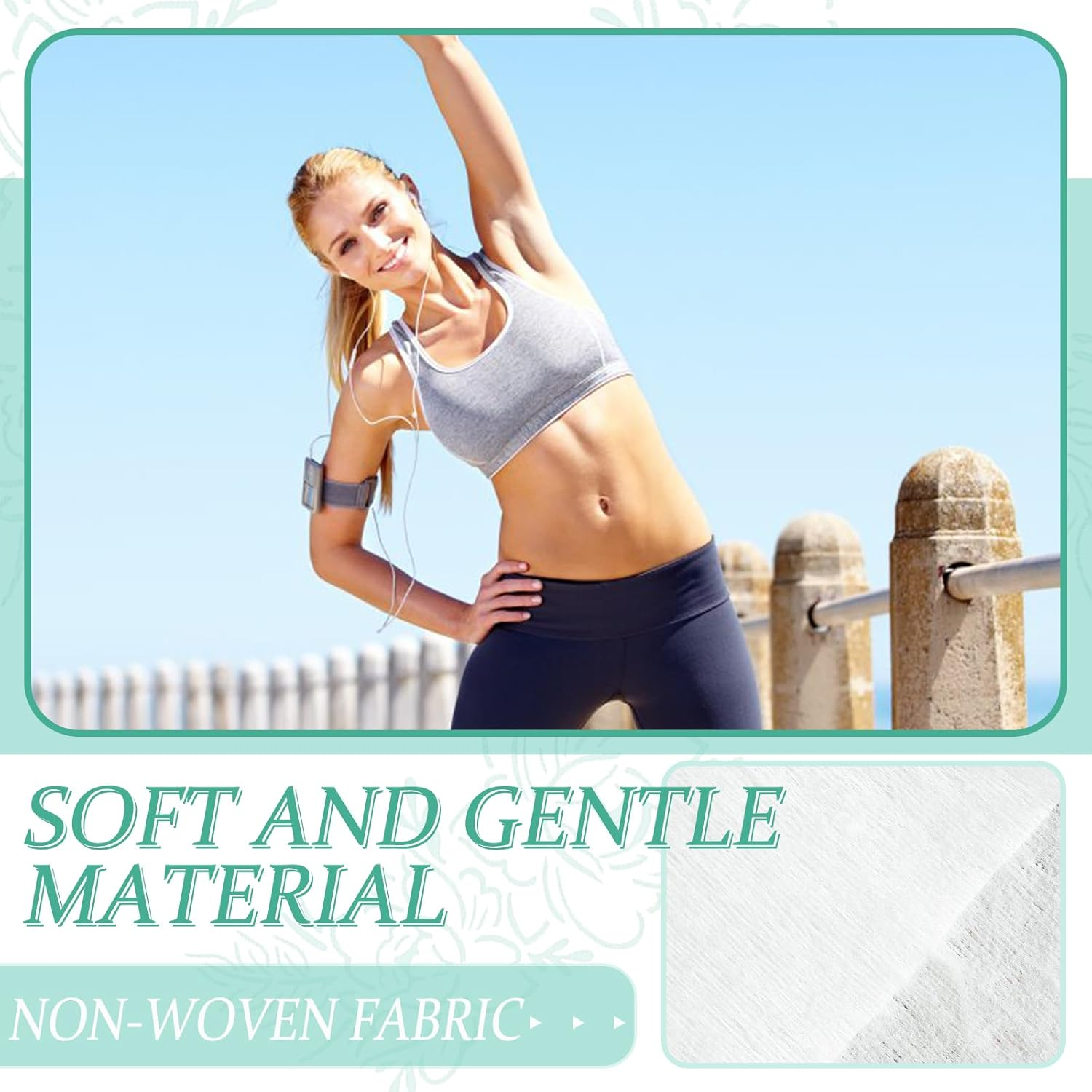 EDTOY Body Wipes 50 Pieces of Antiperspirant Deodorant Wipes and Travel Deodorant Individually Wrap Hypoallergenic Mini Deodorant Underarm Sweating and Travel to Clean Skin for Female Male Teenagers (50)