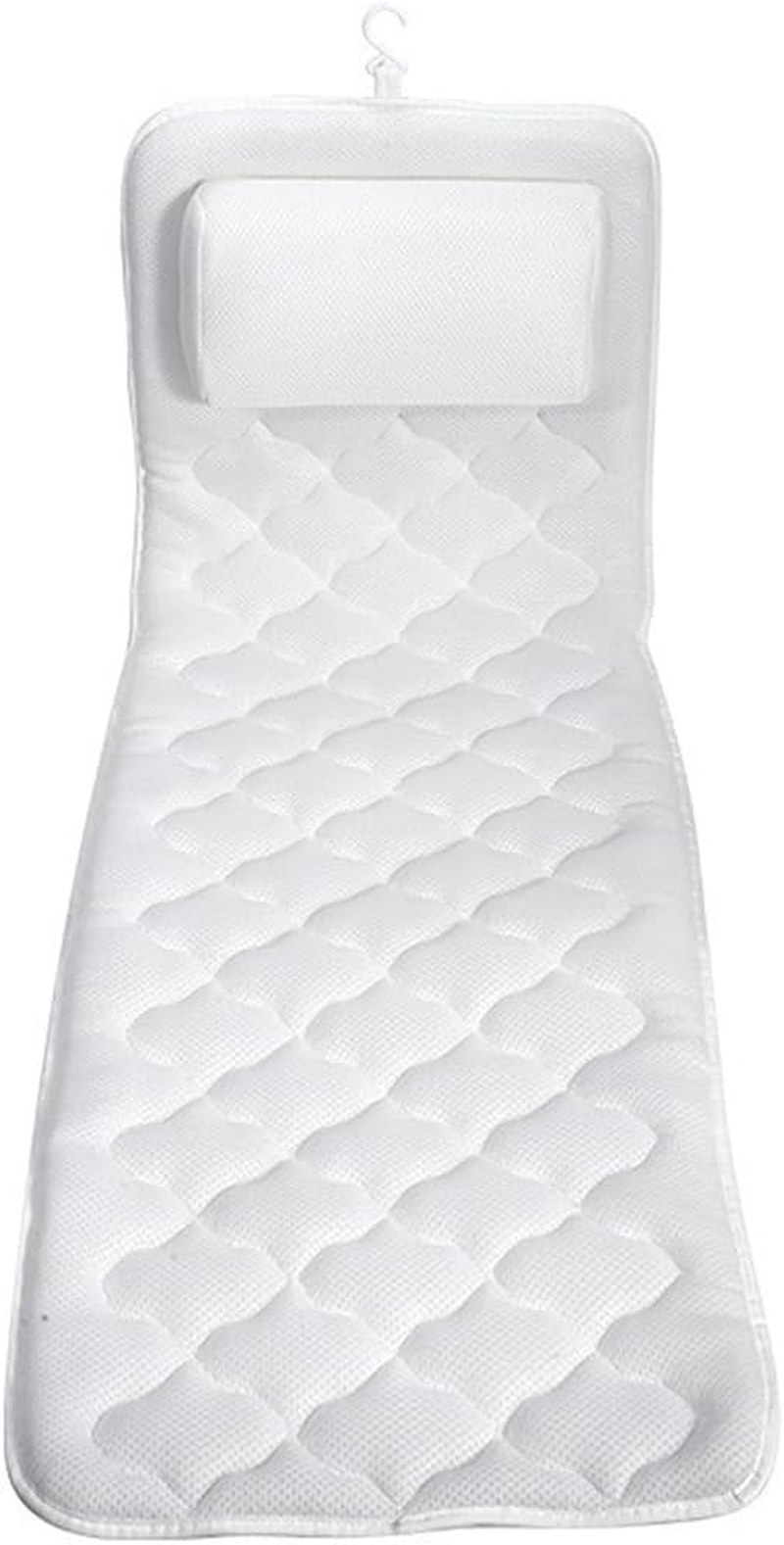 HHWRT Full Body Bath Pillow, Luxury Bath Cushion, Luxury Tub Pillow for Headrest Neck and Back Support, with 13 Non-Slip Suction Cups, Thick Bathtub Cushion, Full Body Bathtub Pillow image number 4