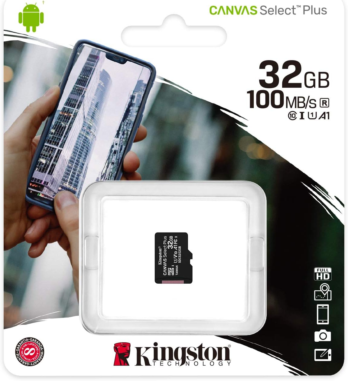 Kingston Canvas Select plus Microsd Card SDCS2/32 GB SP Class 10 image number 6