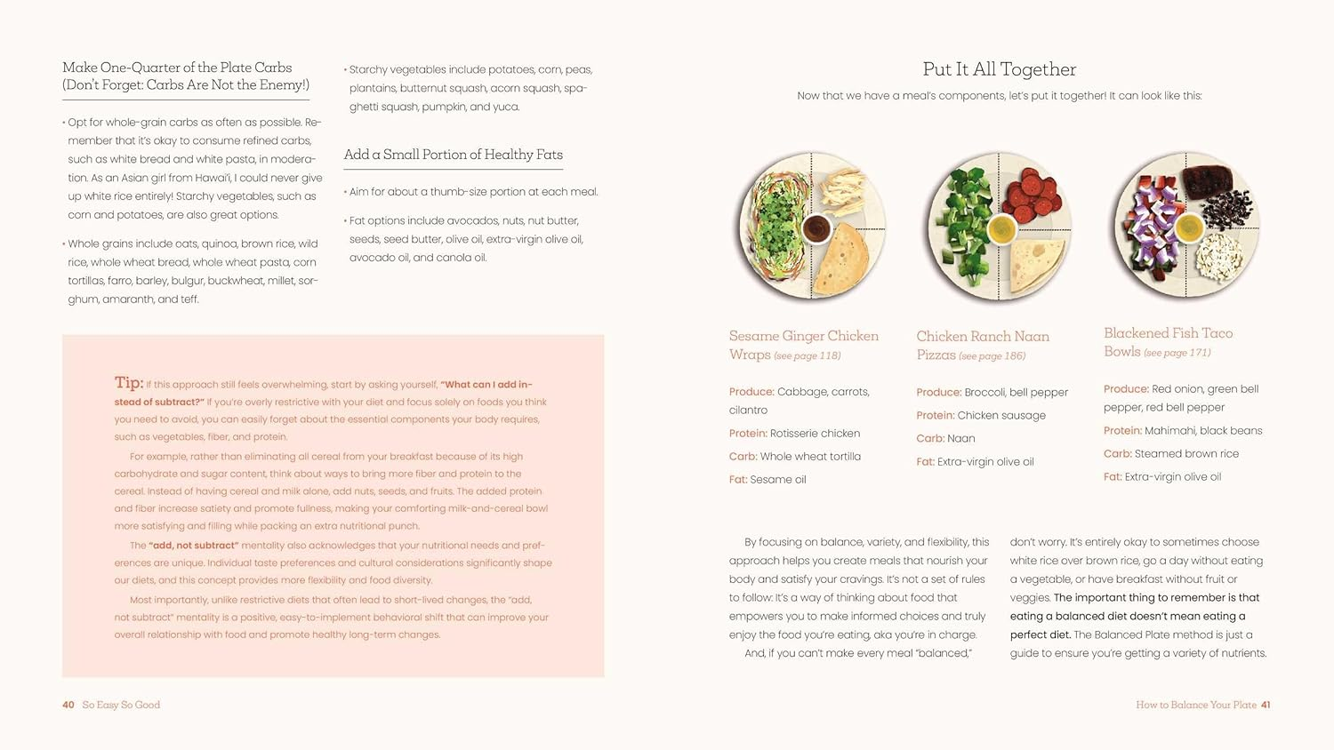 So Easy so Good: Delicious Recipes and Expert Tips for Balanced Eating (A Cookbook) image number 2