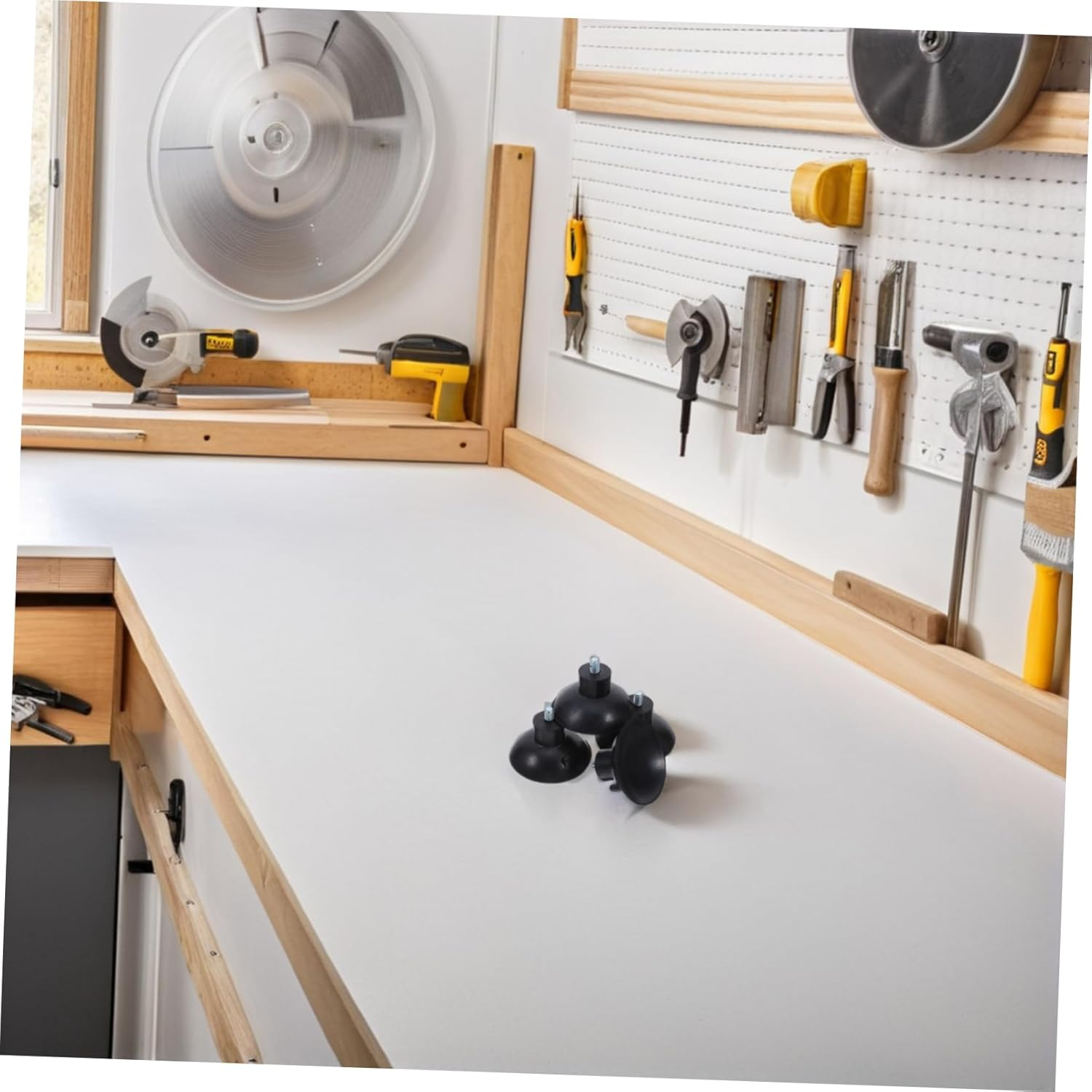 Sosoport 4Pcs Furniture Leveler: Rubber Screw on Furniture Glide Leveling - Adjustable Leveling Feet Screws in Threaded Feet Levelers for Table Chair Legs image number 1