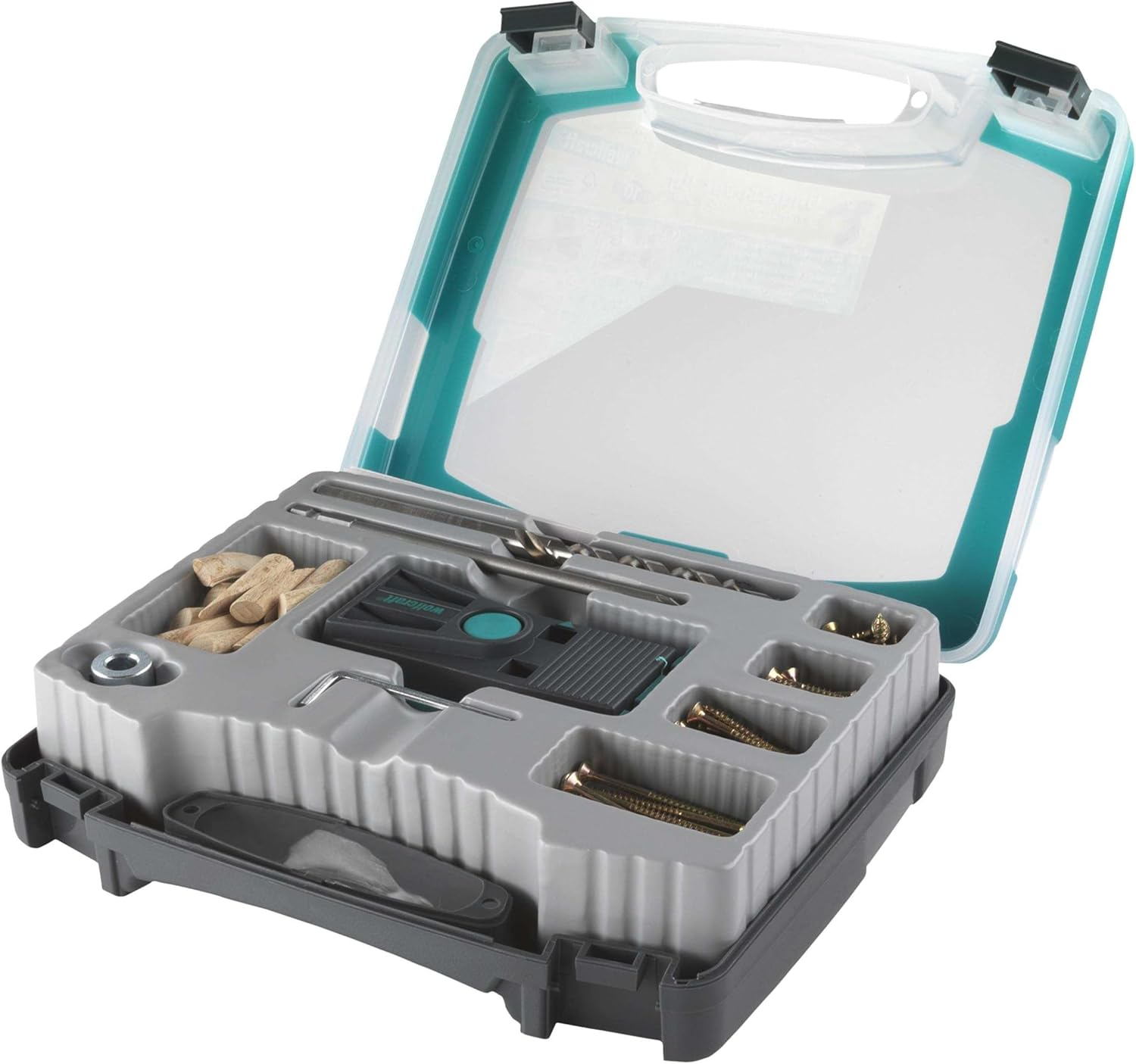 Wolfcraft Undercover Jig Set PZ, 55 Pcs. I 4642000 I Complete Sets for Invisible Fastenings image number 5