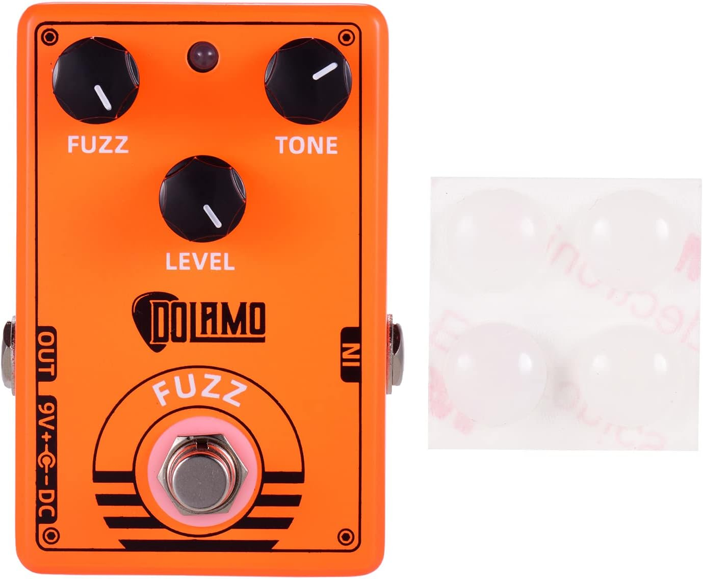 Yasao D-2 Fuzz Guitar Effect Pedal with True Bypass for Electric Guitar image number 4
