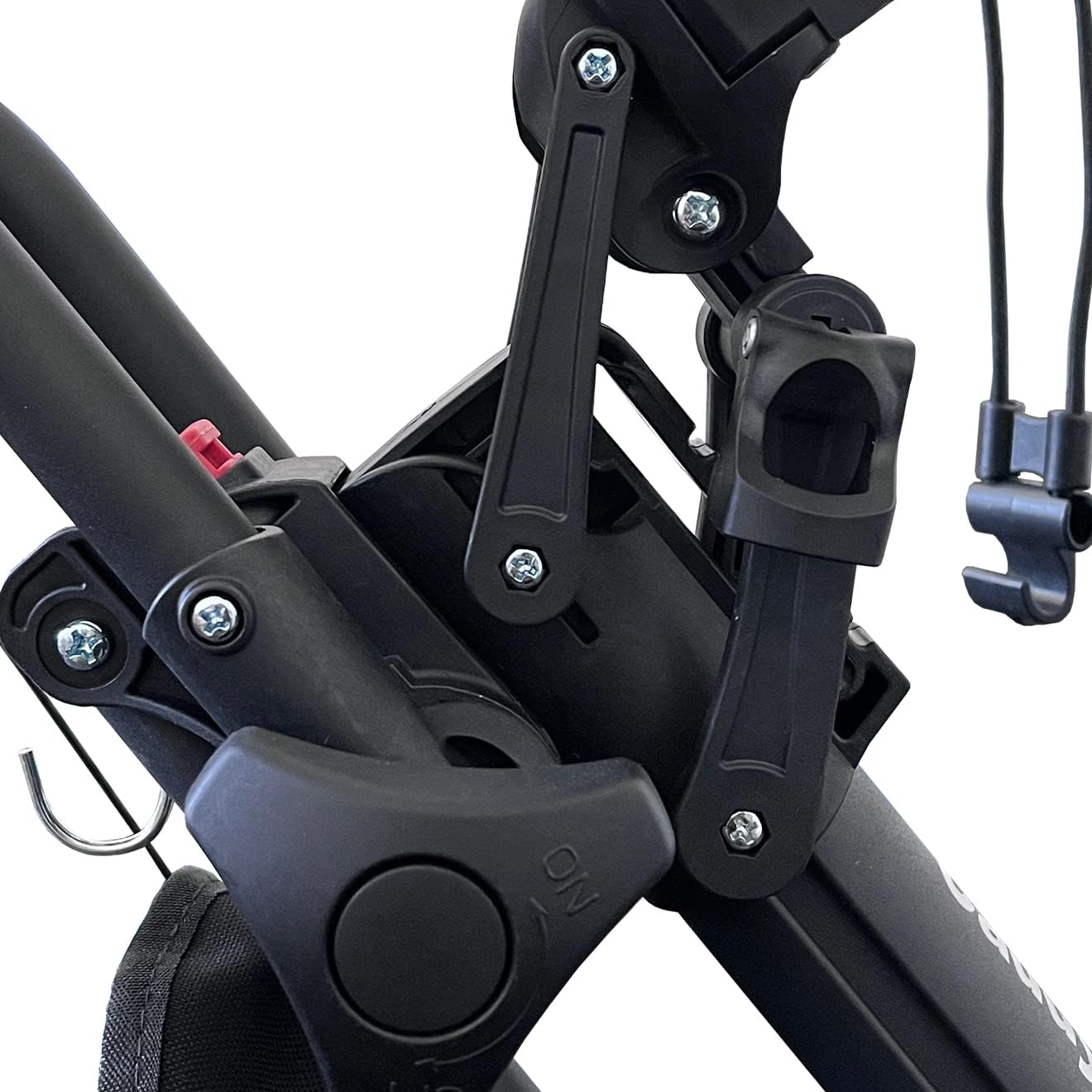 Caddytek Caddycruiser ONE-S Pro One-Click Folding 4-Wheel Golf Buggy with 360-Degree Swivel Front Wheel - Black + Removable Seat - 12-Month Australian Warranty &hellip; image number 5