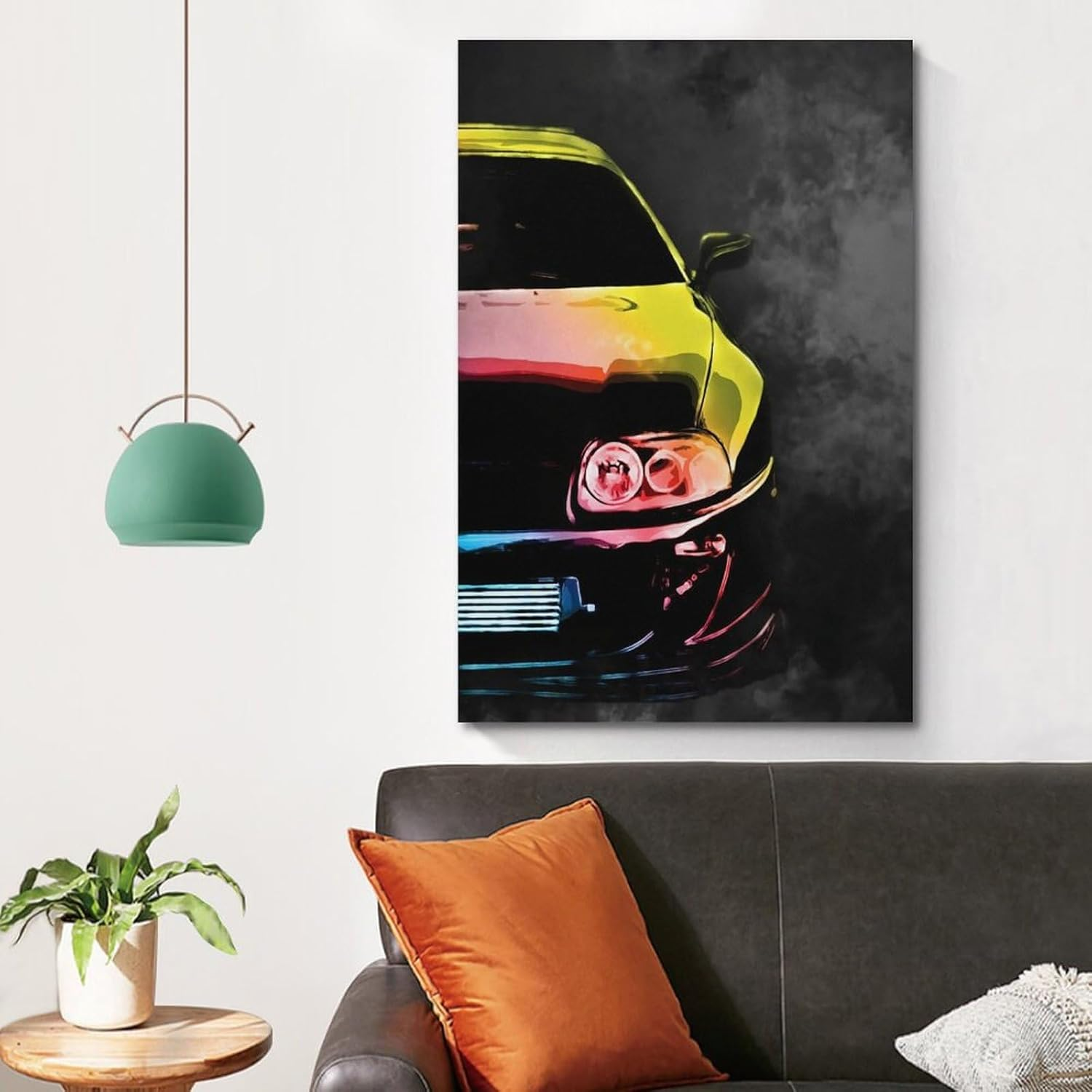 Car Poster Jdm Racing Car Poster Canvas Painting Wall Art Picture Home Decor Print for Bedroom Living Room Dorm Study Bar Office 12X18Inch(30X45Cm) image number 3