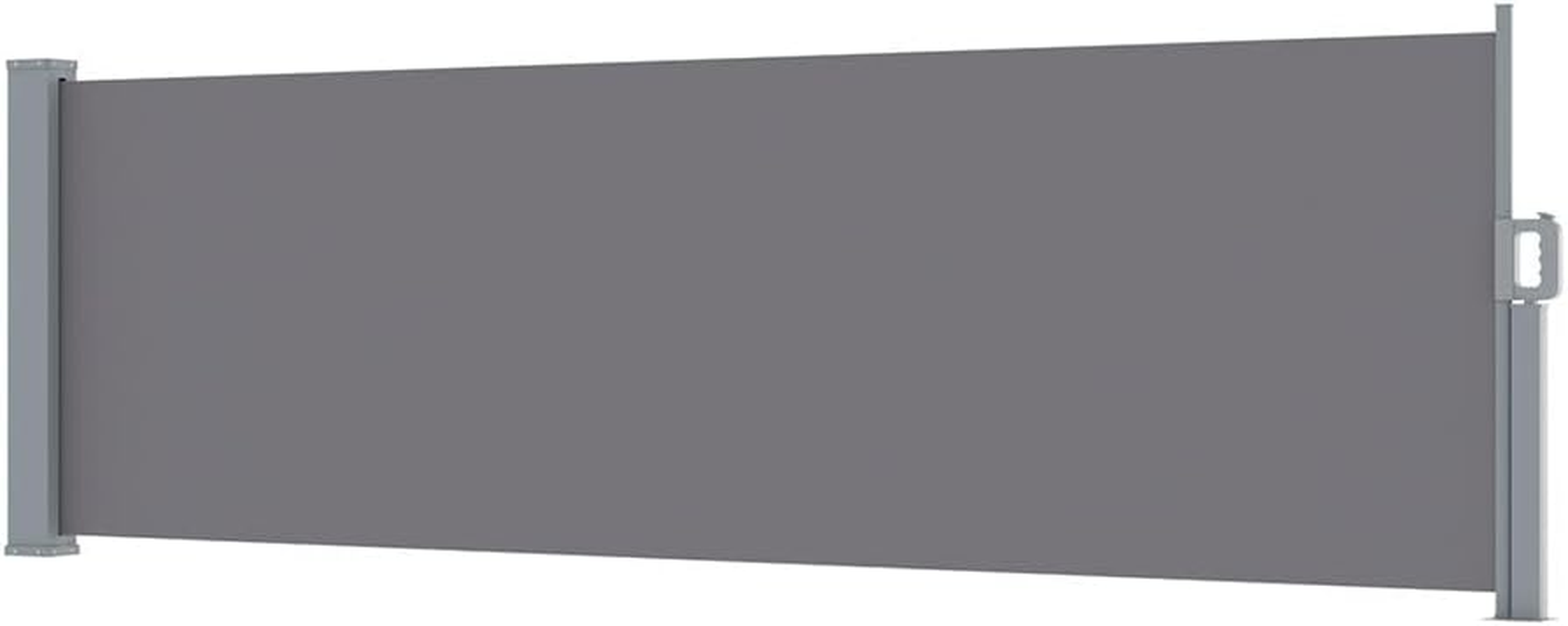 Instahut Side Awning Sun Shade Outdoor Blinds Retractable Screen Patio 1X3M Grey image number 1