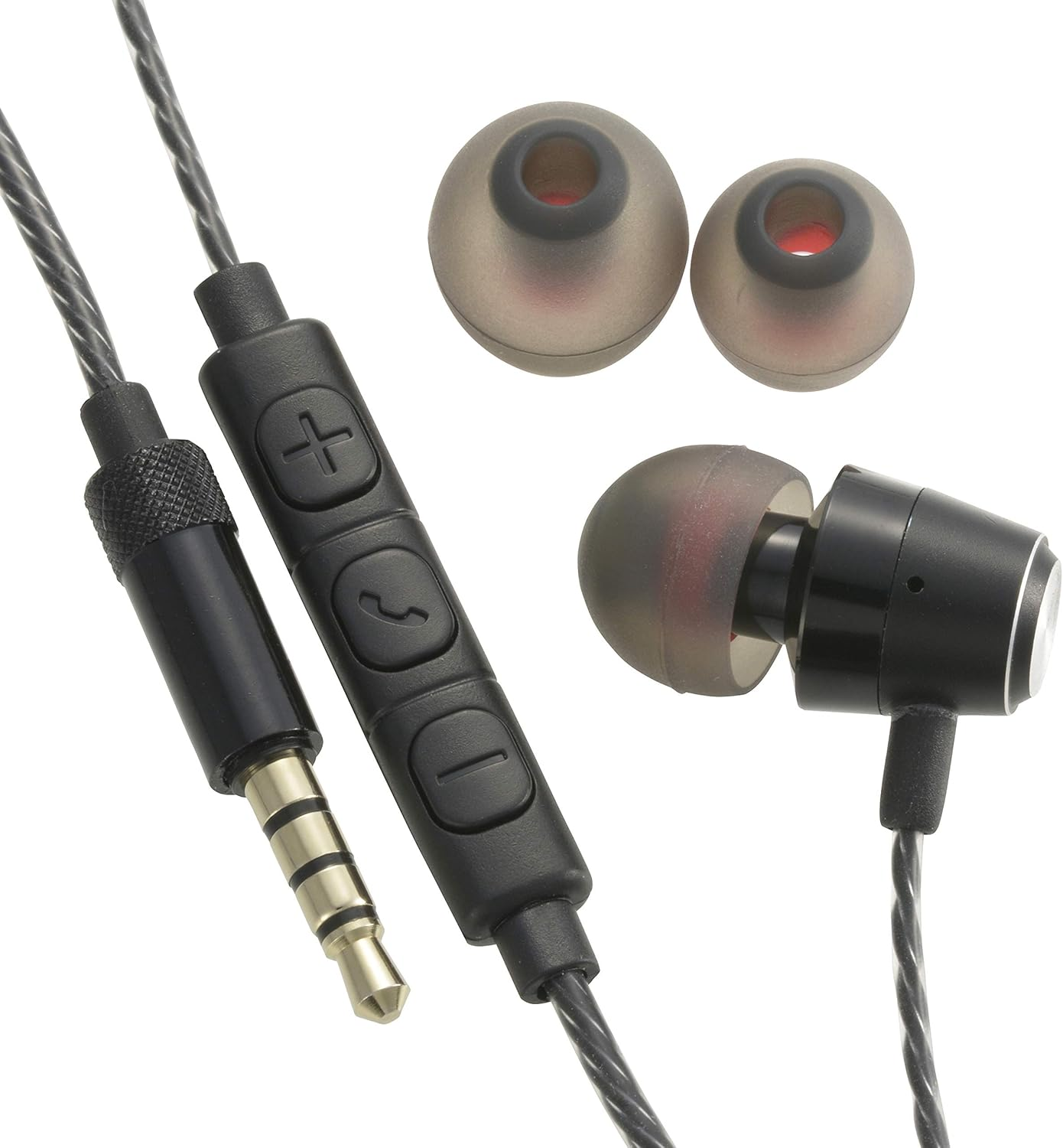 Ohm Electric HP-B171N-S 03-2431 OHM Audiocomm Single Inner Phone, Silver