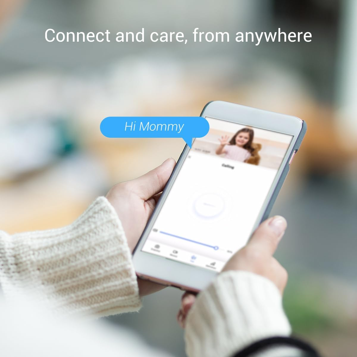 EZVIZ Wireless Security Camera, 1080P HD Indoor Wifi Battery Home IP Camera, Baby and Pet Monitor, PIR Detection, Night Vision, 2-Way Talk, Easy Install, 521G SD and Cloud Storage, Alexa, CB2 White image number 2