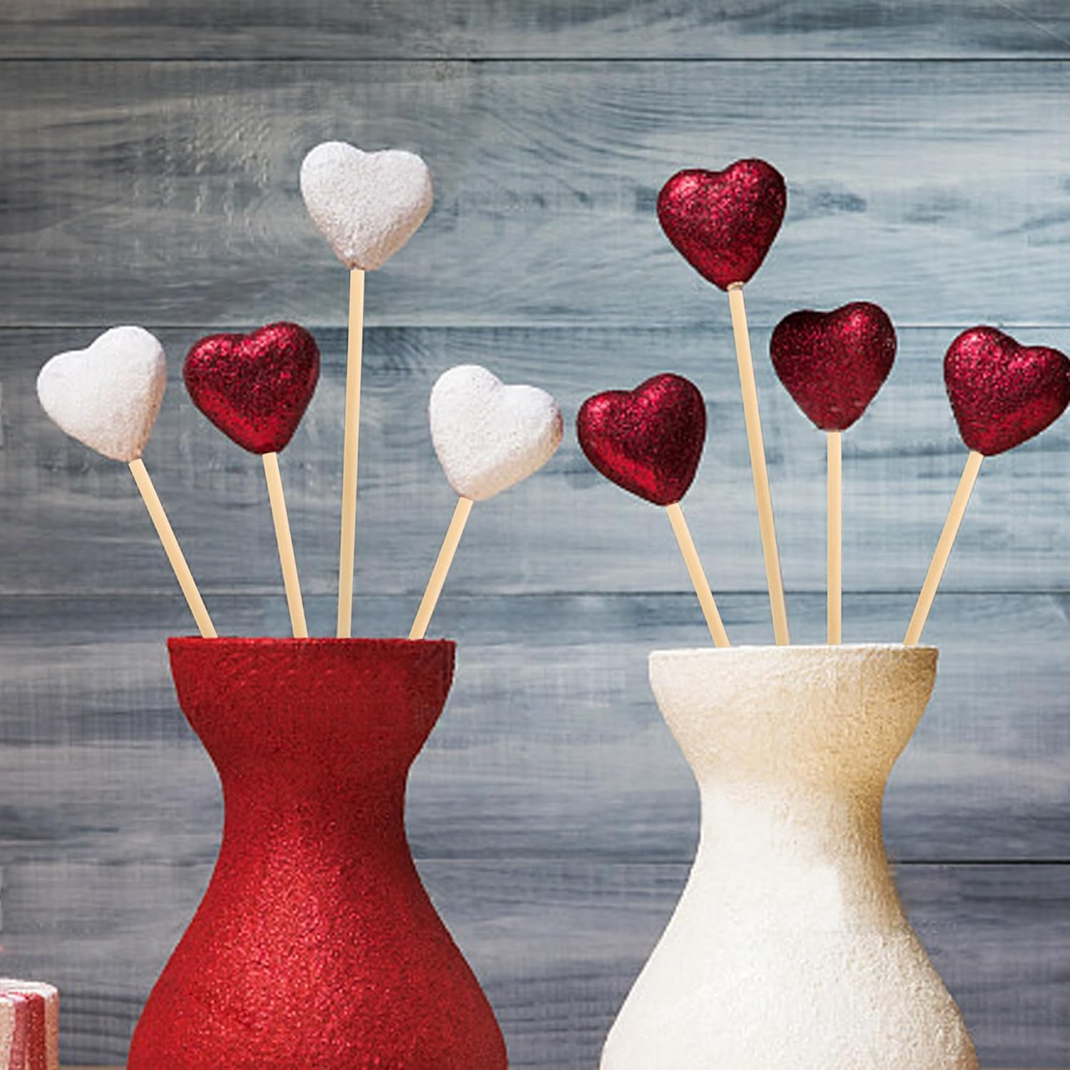 Enkrio 50PCS Dowel Rods Wood Sticks Wooden Dowel Rods - 3/16 X 6 Inch Unfinished Wood for Crafts Doweling Rods for Crafts and Diyers