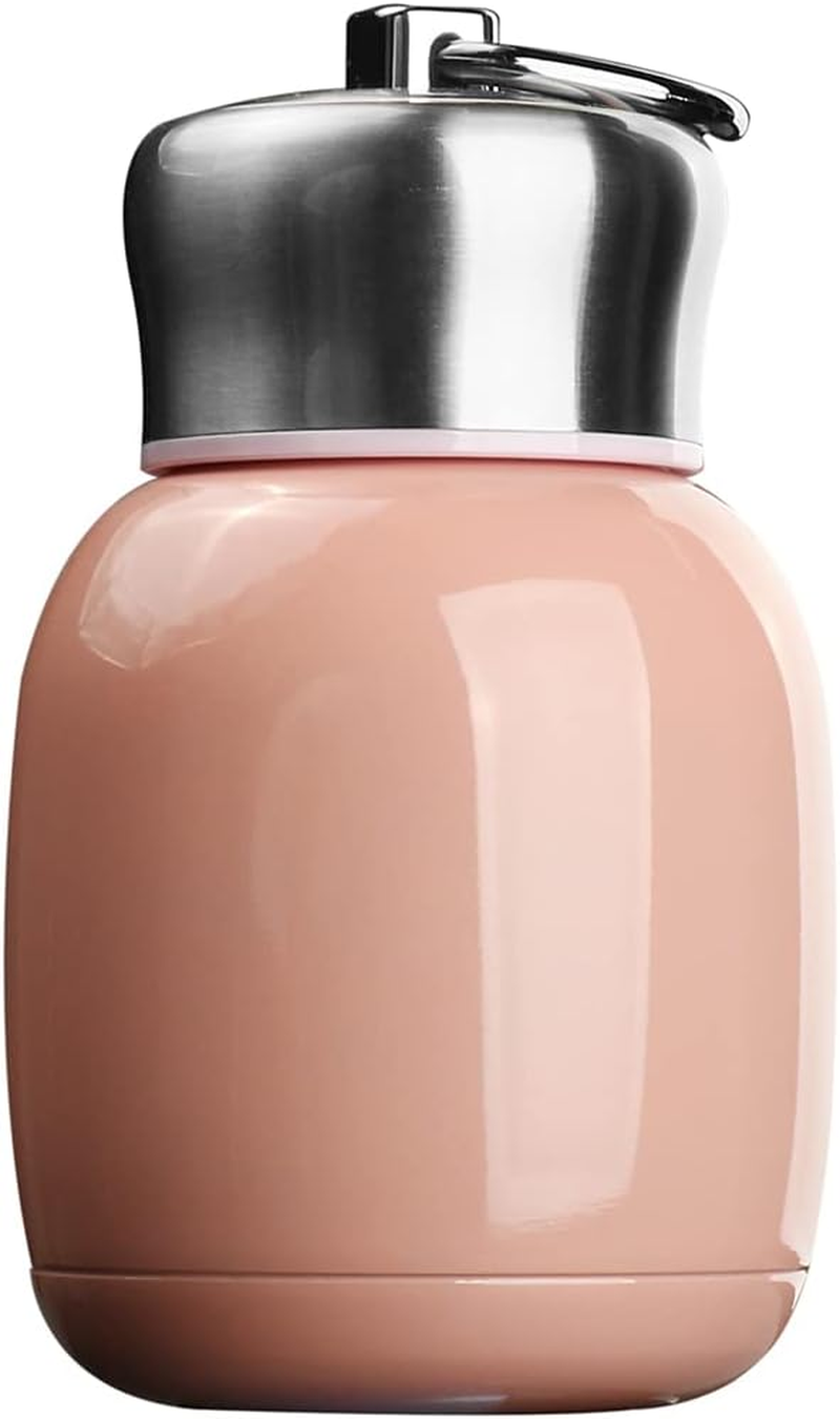 7Oz/200Ml Small Mini Vacuum Insulated Water Bottle Portable Leakproof Travel Mug Stainless Steel Cold and Hot Thermal Flask for Kids Children Women School Office Lunch Coffee Milk Tea (Teal)