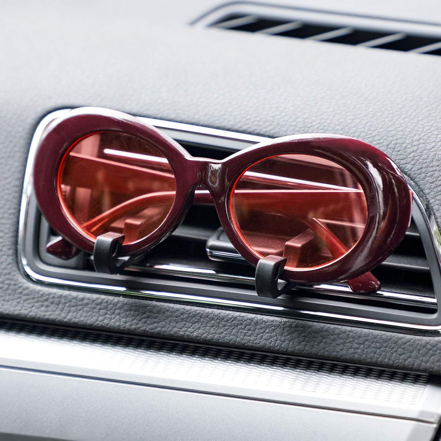 BBTO 10 Pieces Car Vent Hook Hanger Car Air Vent Holder Mobile Phone Mount Earphone Cable Winder Sunglasses Glasses Keychain Organizer Hanger Storage Hook (Black) image number 2