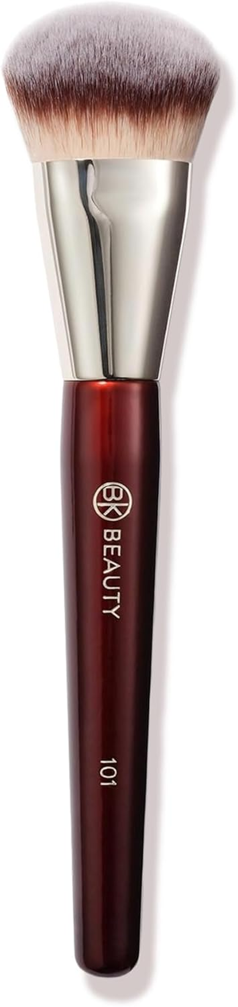 BK BEAUTY BRUSHES - 101 CONTOURED FOUNDATION BRUSH - Contoured Foundation Brush - Foundation Makeup Brushes - Face Brush for Liquid or Cream Foundations image number 5