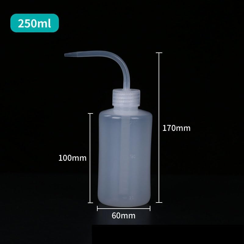 Wash Bottle 14Pcs 250Ml/8Oz Safety Bottles Watering Tools, Economy Plastic Squeeze with Narrow Mouth Scale Labels for Medical Succulent Cleaning Washing image number 6