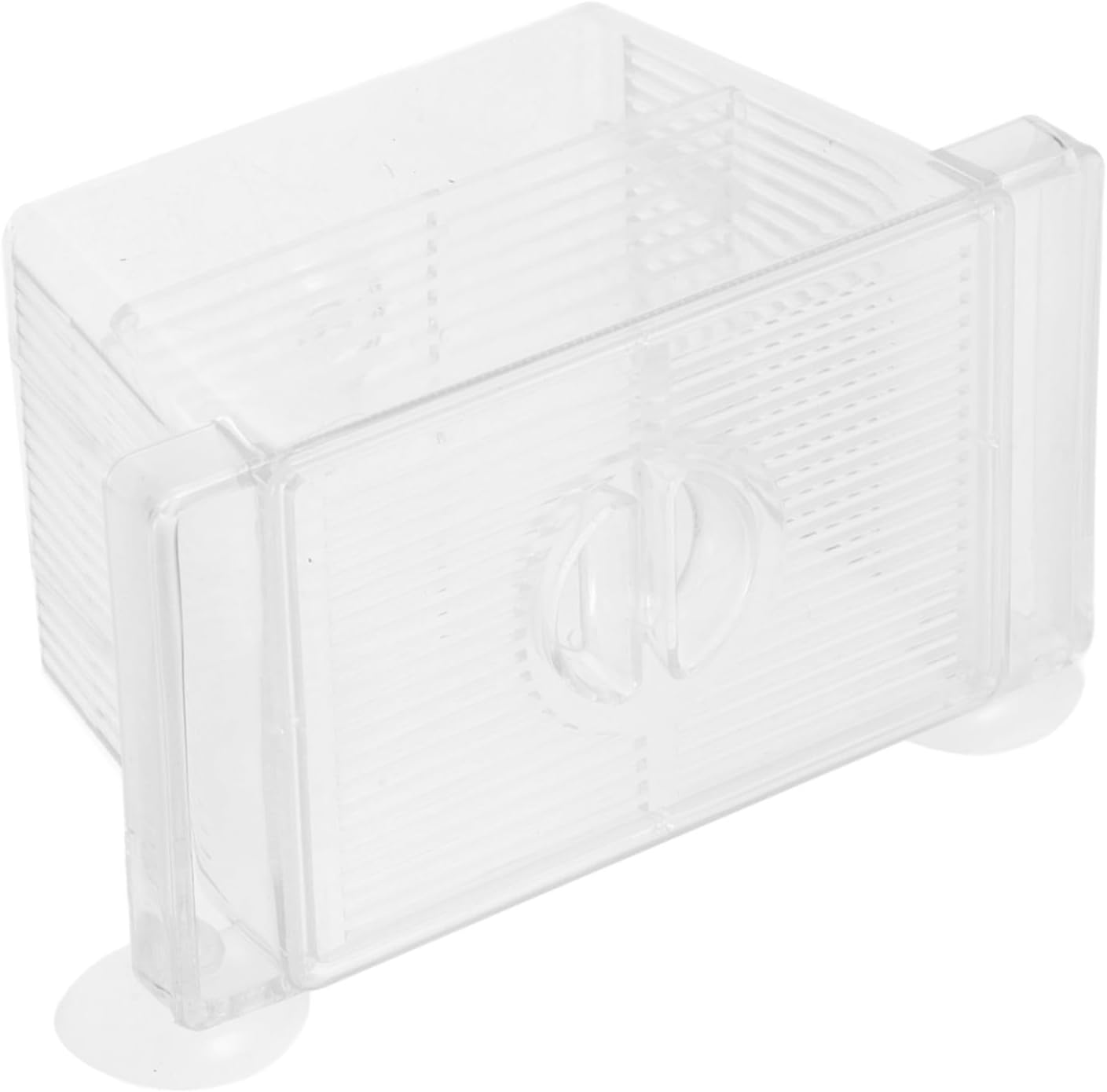 ANDRESLAD Aquarium Fish Breeding Box Separator Dual-Layer Self-Floating Fish Fry Incubator Plastic Nursery Container image number 6