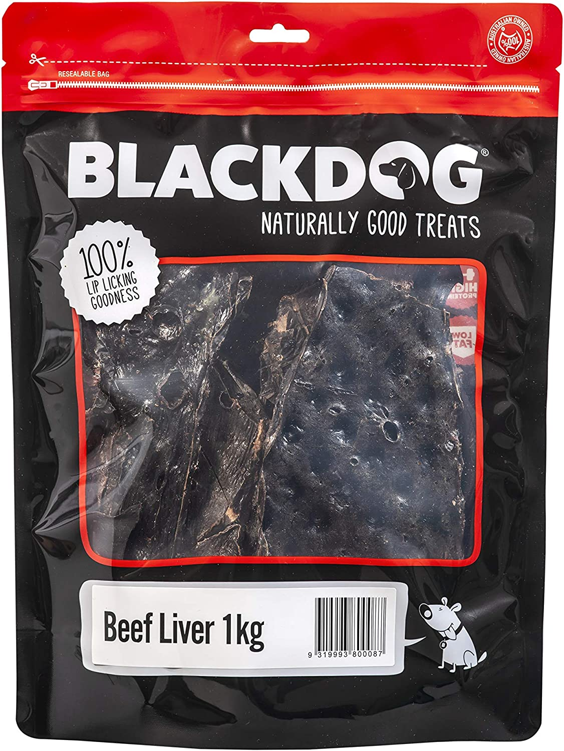 BLACKDOG Beef Liver - 150G, All image number 1