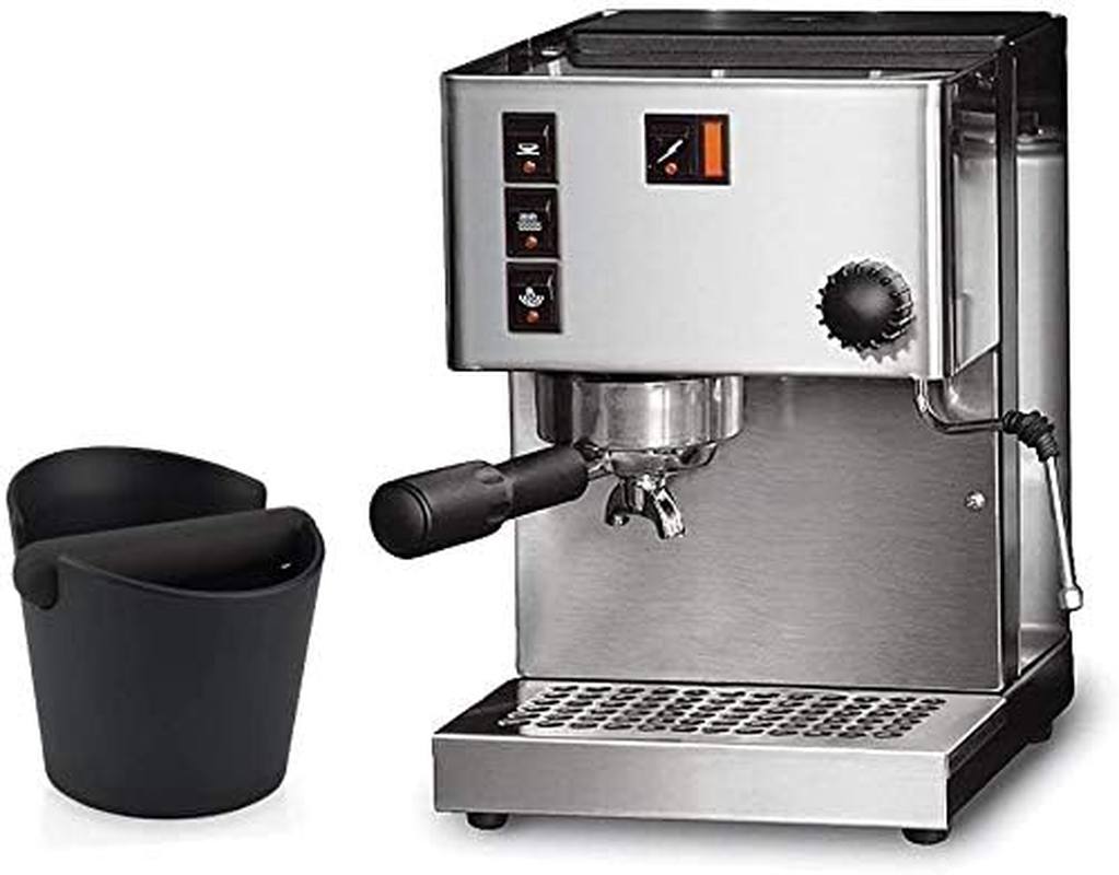 HOMEE Espresso Knock Box 4.8 Inch Shock-Absorbent Durable Barista Style Knock Box with Removable Knock Bar & Non-Slip Base (Round Style) image number 5