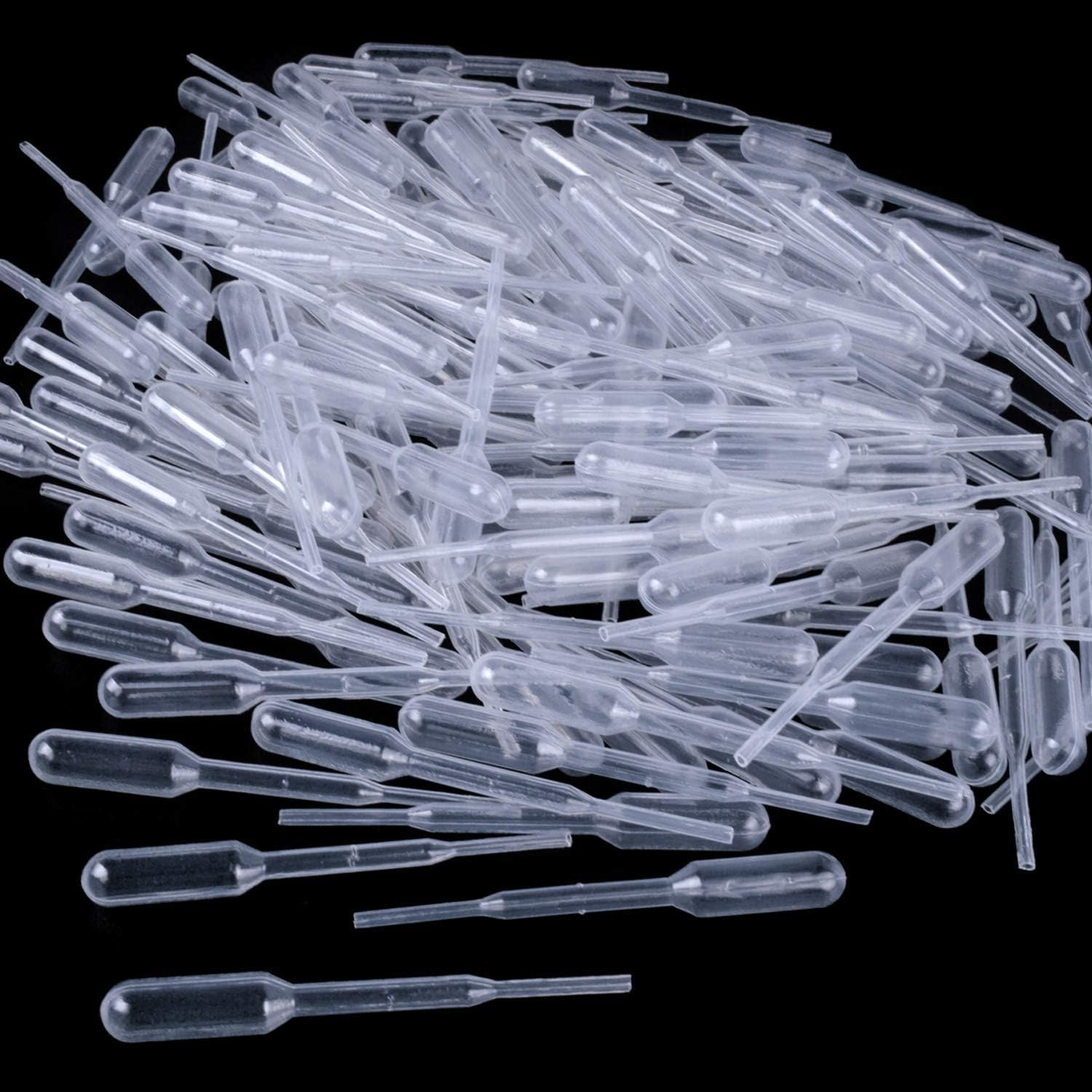 MKUCCD Plastic Squeeze Transfer Pipettes Suitable，0.2Ml Plastic Mini Transfer Pipettes for Liquid Mixture, 50PCS Disposable Dropper，For Chocolate, Cupcakes, Ice Cream, Cakes, Kitchen (12 PCS) image number 5
