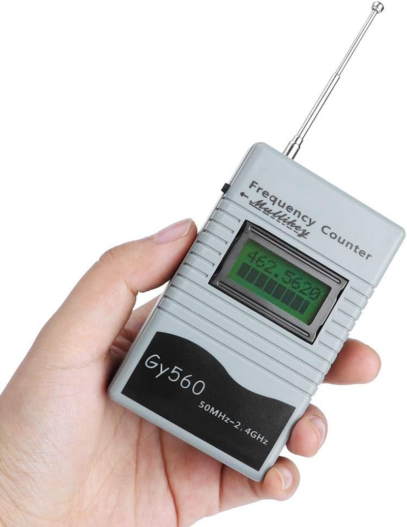 Xtevu GY560 Portable Frequency Counter - 50Mhz to 2.4Ghz Radio Frequency Measuring Tool - for Automotive, Boating, Two-Way Radio Frequency Measurement, Portable Frequency Measuring Device image number 3