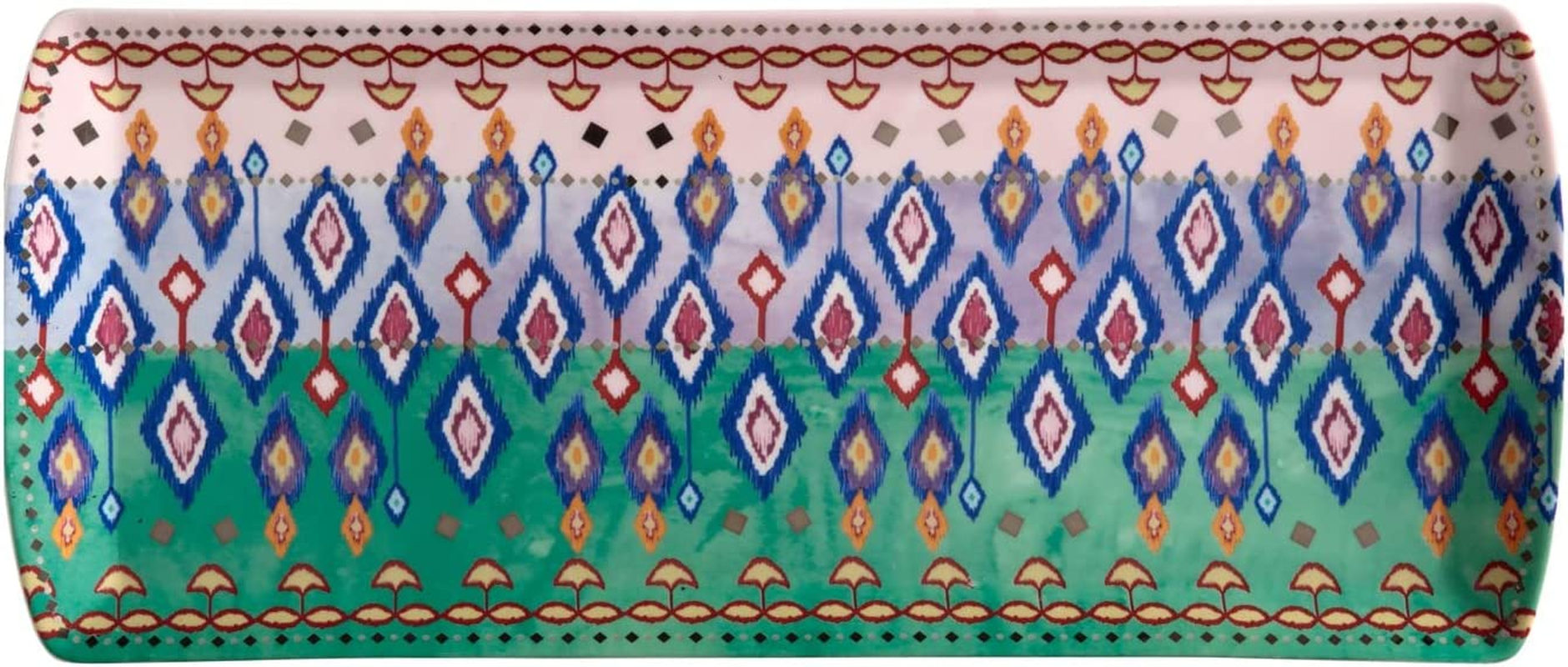 Maxwell & Williams Teas & C'S Silk Road Rectangle Platter 25X12Cm White Gift Boxed image number 1