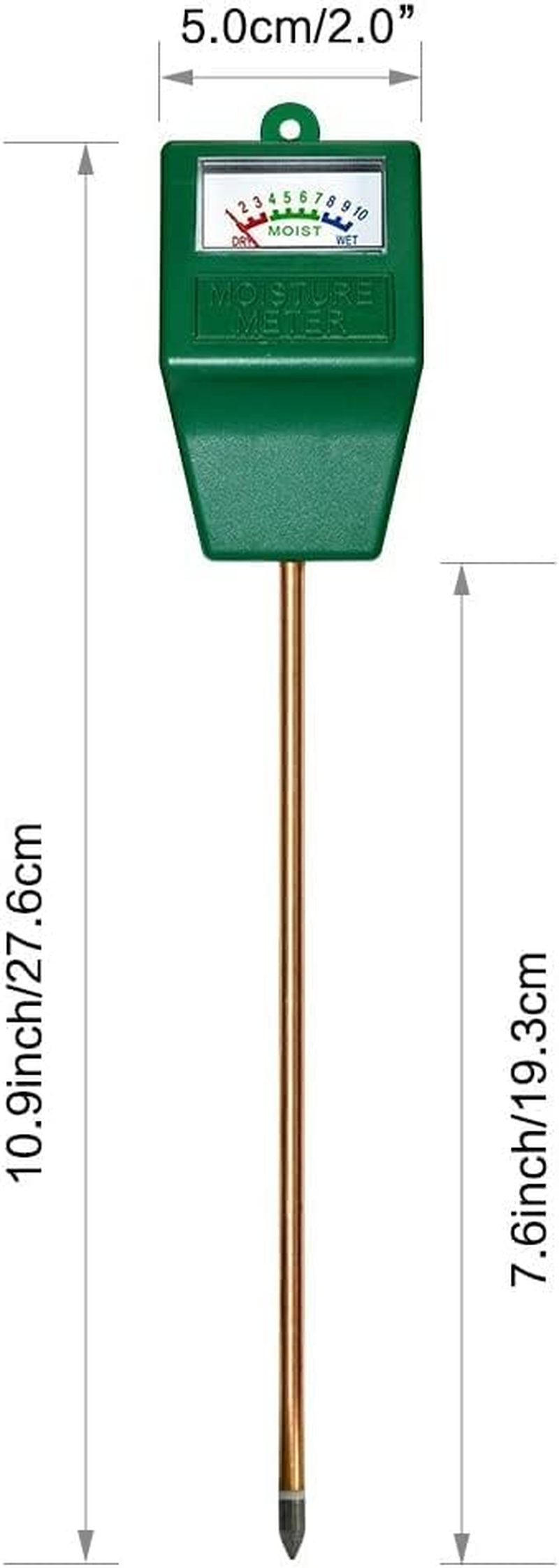 Soil Moisture Sensor Mete Tester, Soil Water Monitor, Hygrometer Sensor Test Kit Plant Water Meter for Indoor & Outdoor Garden Plant Flower Testing Tool image number 3